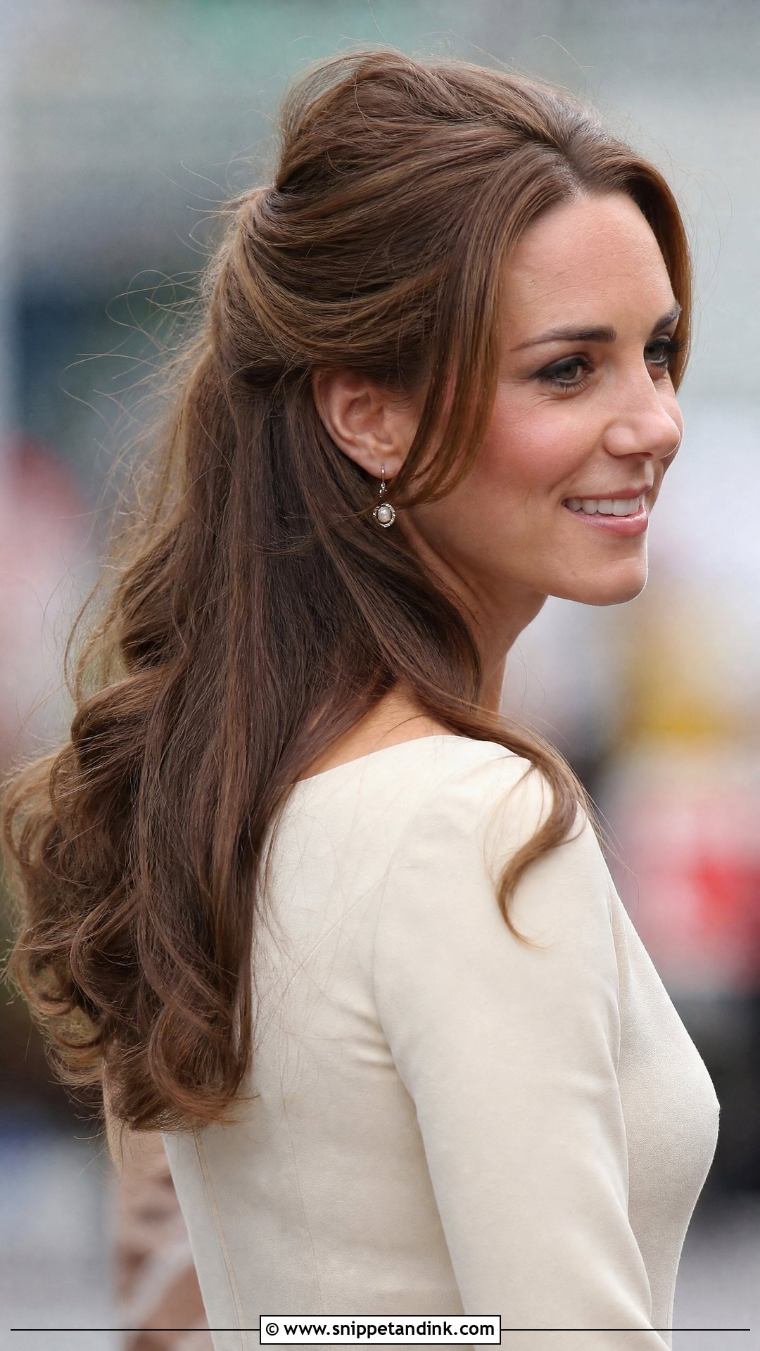Catherine Middleton Half Up Hair - Snippet and Ink - 15 Catherine Middleton Hair Ideas