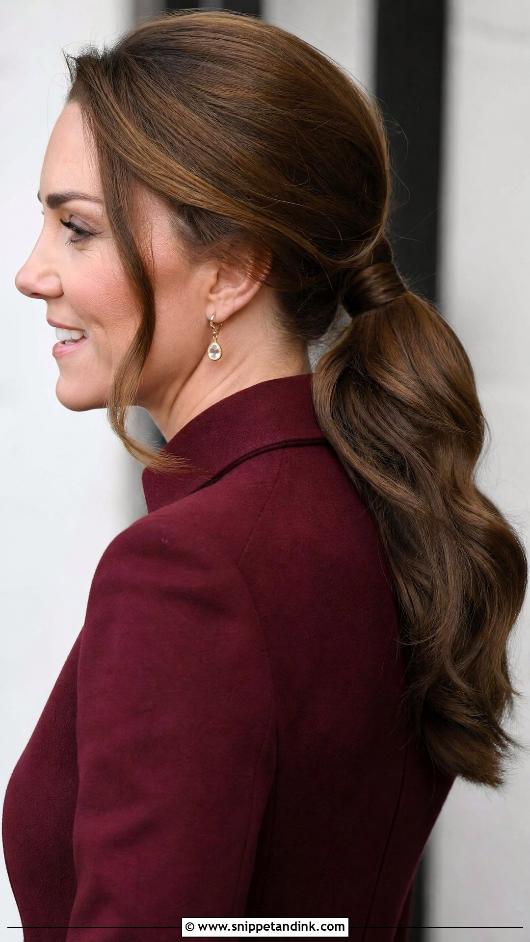 Catherine Middleton Low Ponytail - Snippet and Ink - 15 Catherine Middleton Hair Ideas