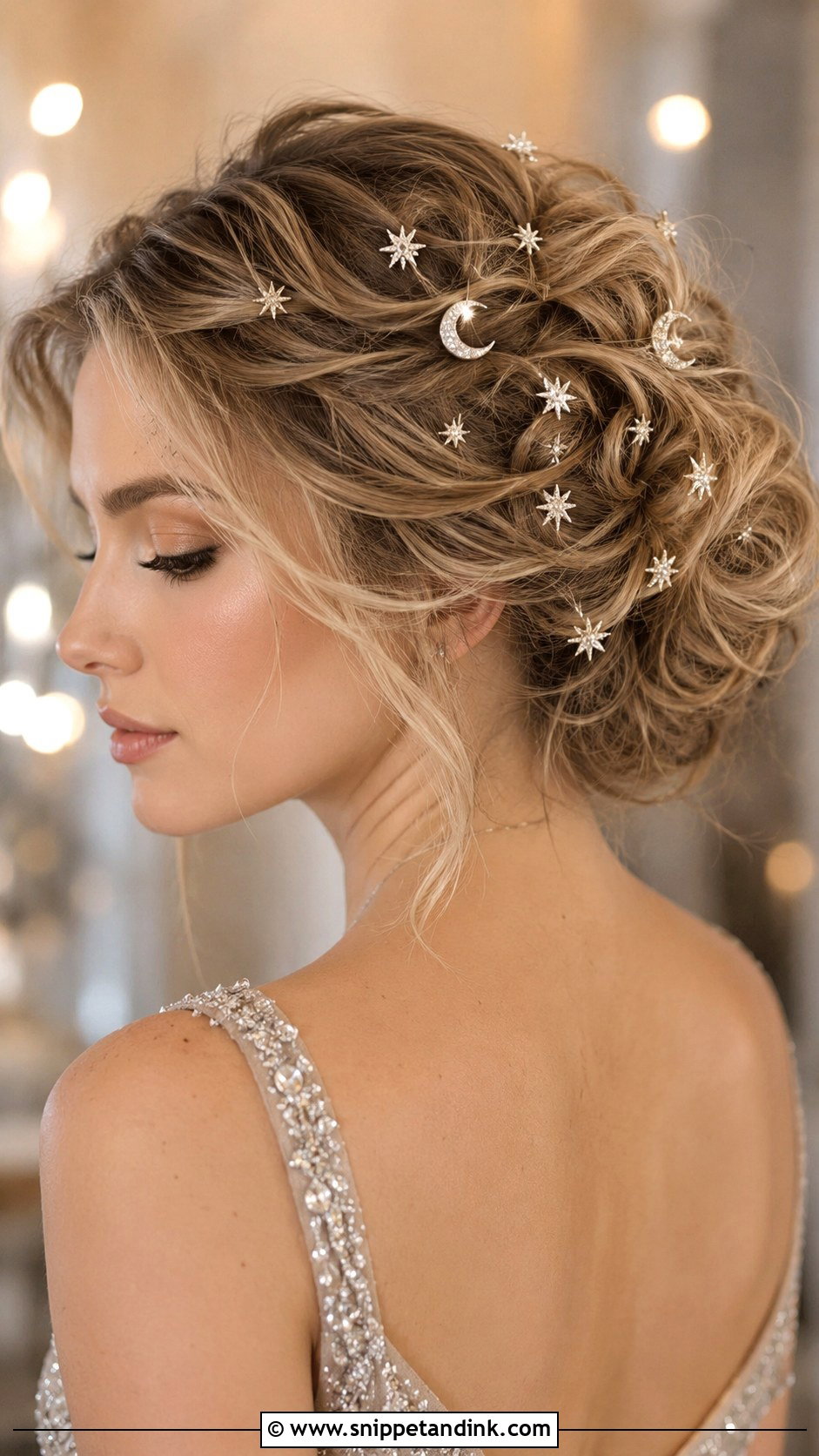 Celestial Bridal Hairpins - Snippet and Ink - 25 Hair Accessories for Bride
