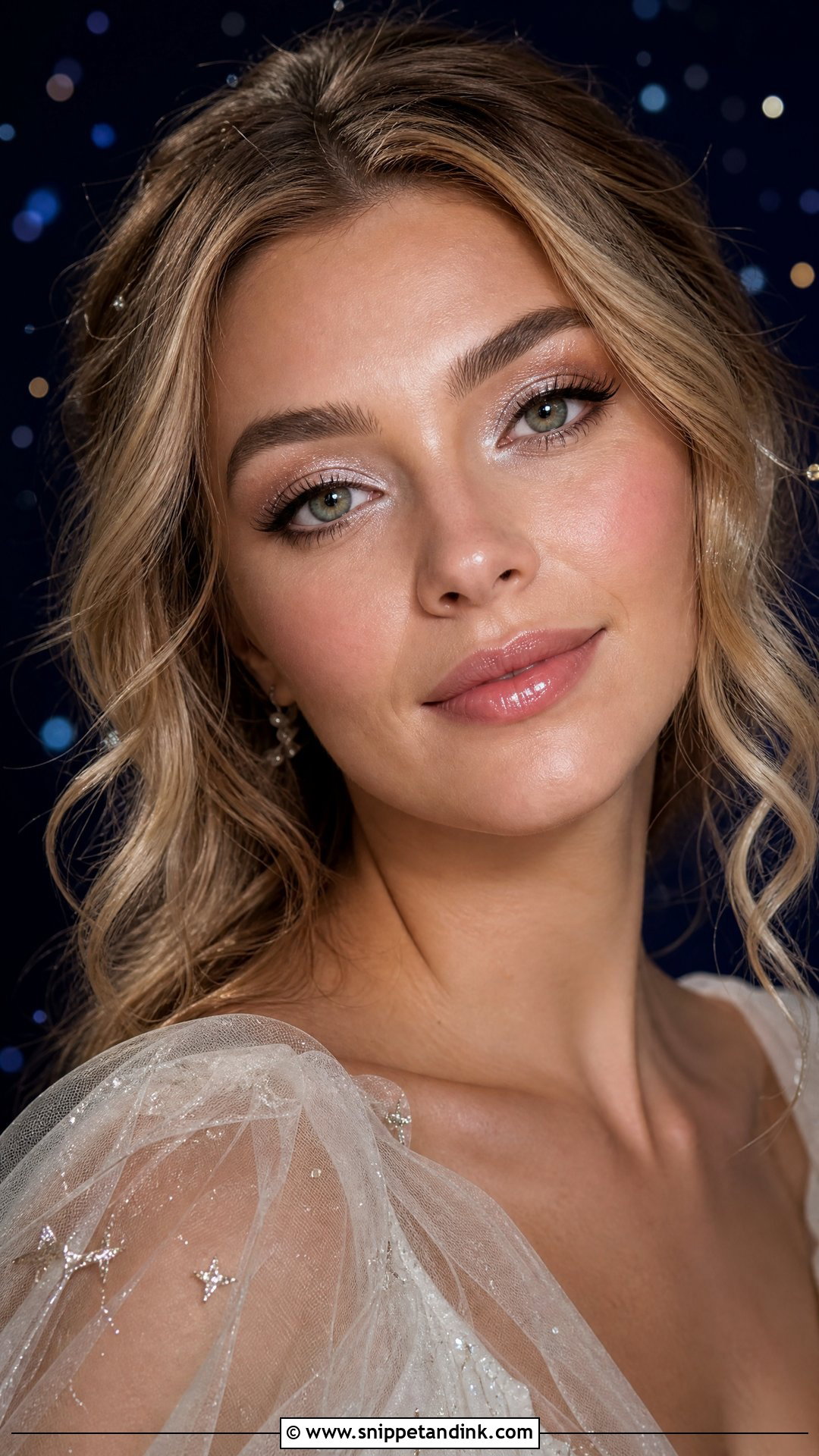 Celestial Bridal Makeup - Snippet and Ink - 20 Alternative Bridal Makeup Ideas