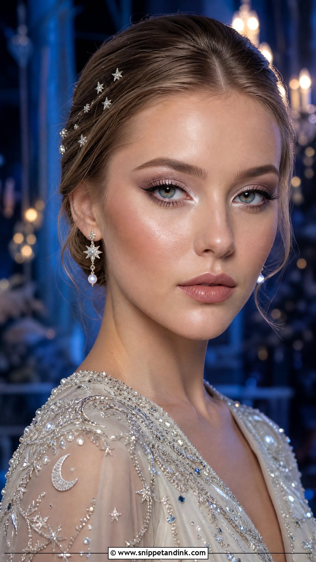 Celestial Wedding Makeup - Snippet and Ink - 20 Fantasy Wedding Makeup Ideas