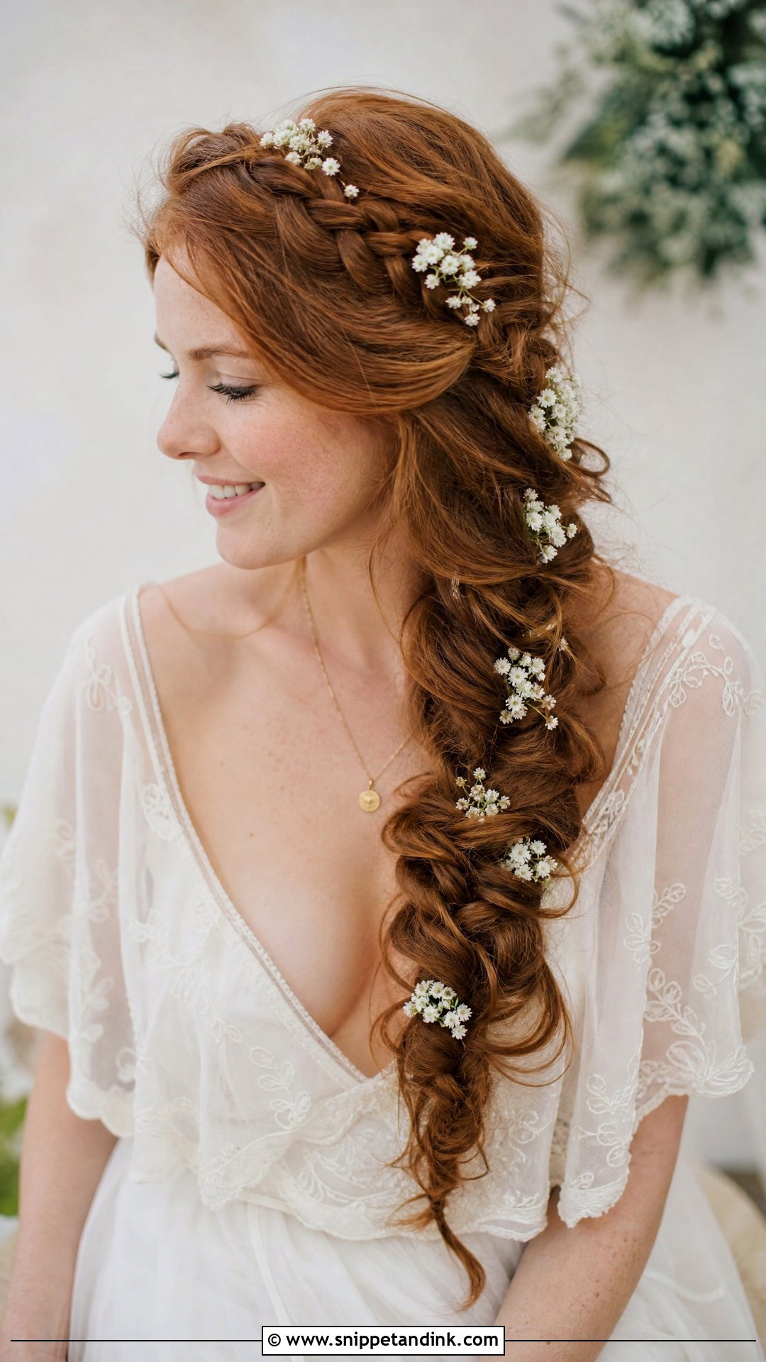 Celtic Fishtail Braid Wedding Hairstyle - Snippet and Ink - 15 Celtic Wedding Hairstyles