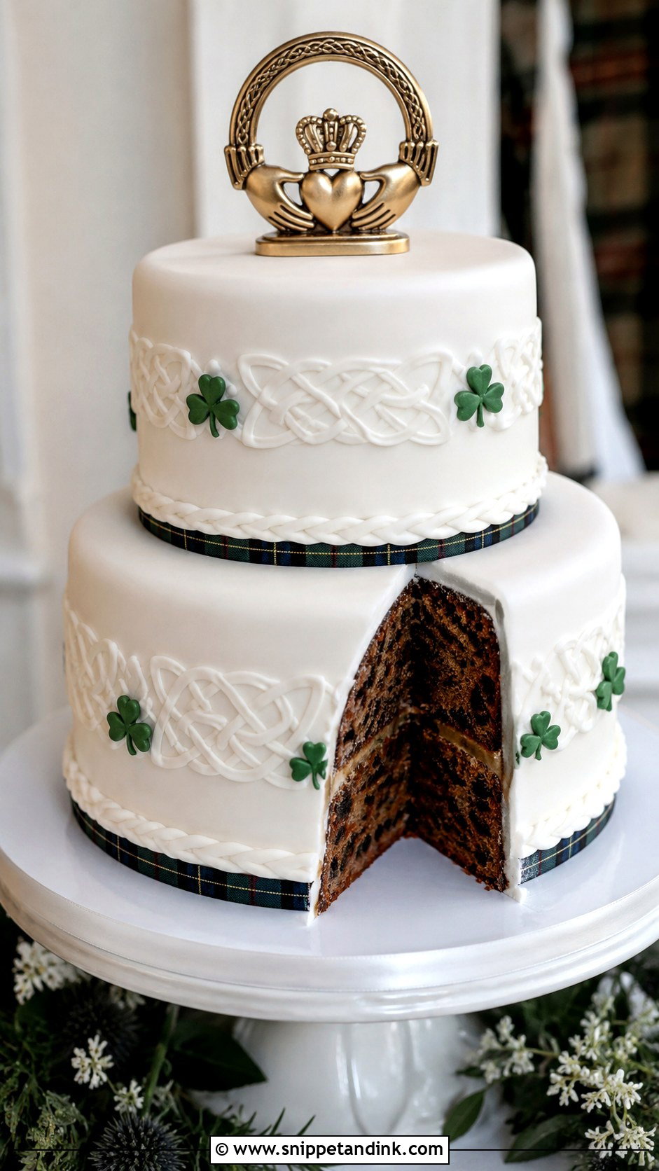 Celtic Wedding Cake With Irish Fruit Cake - Snippet and Ink - 30 Celtic Wedding Cake Ideas