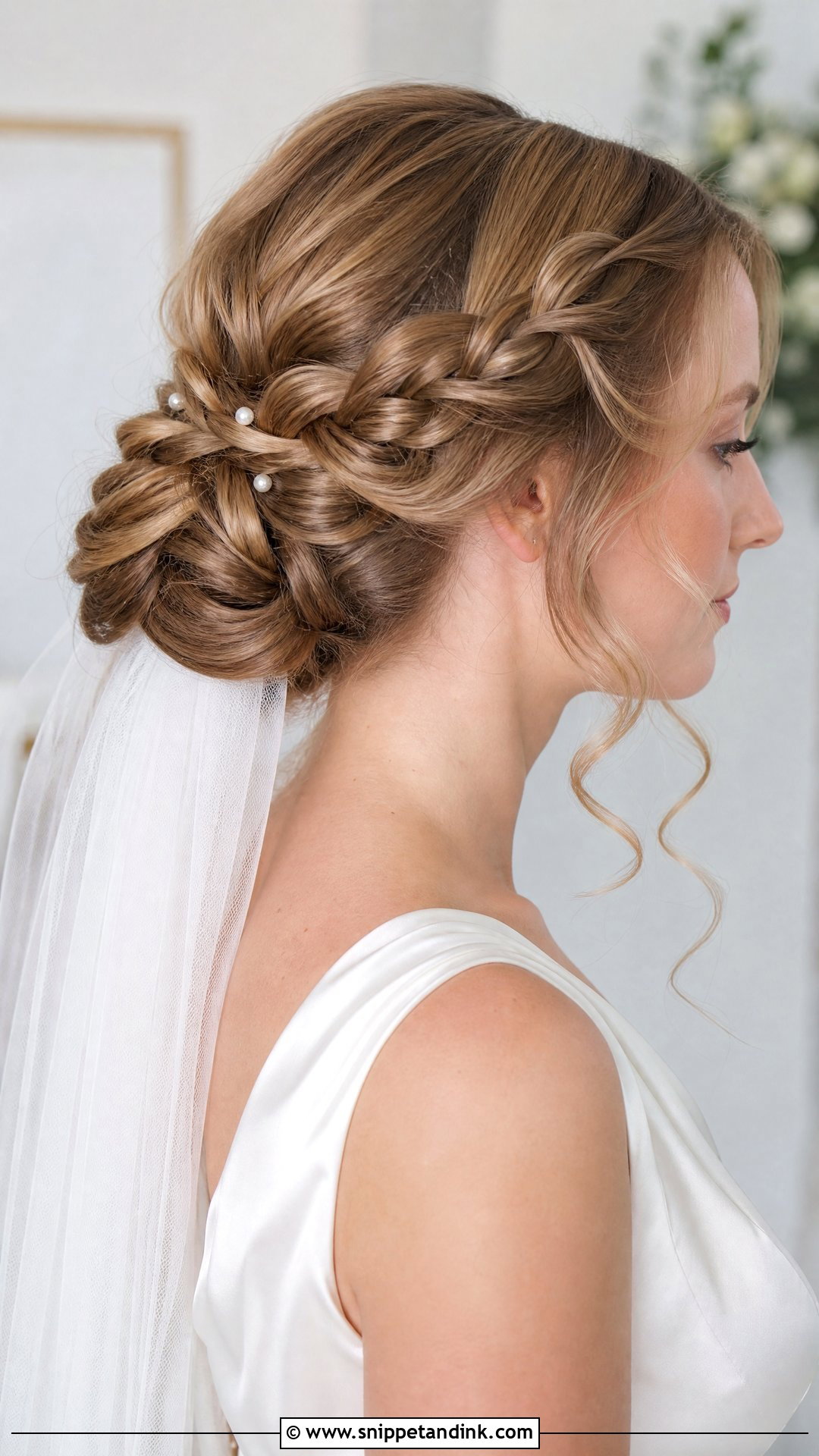 Celtic Wedding Hairstyle With Veil - Snippet and Ink - 15 Celtic Wedding Hairstyles