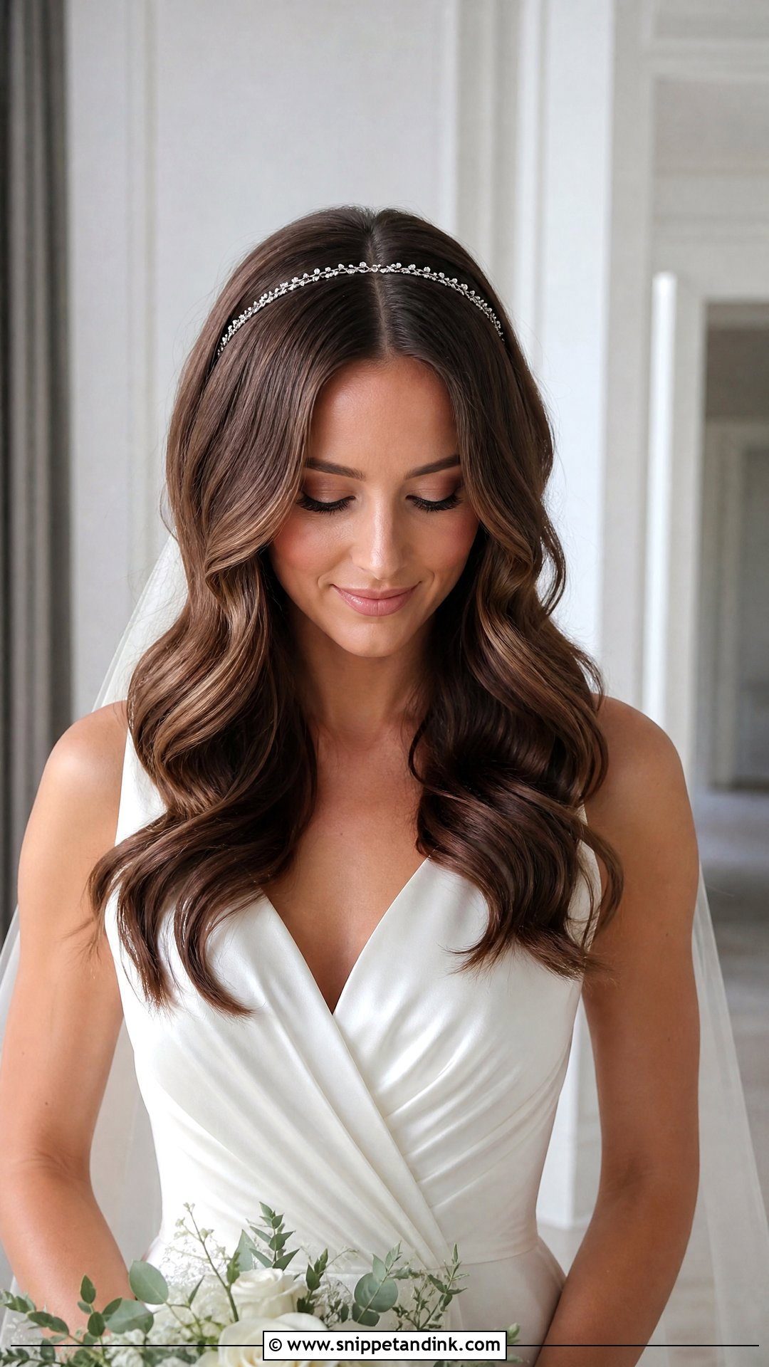 Center Part Glam Waves - Snippet and Ink - 20 Bridal Glam Waves