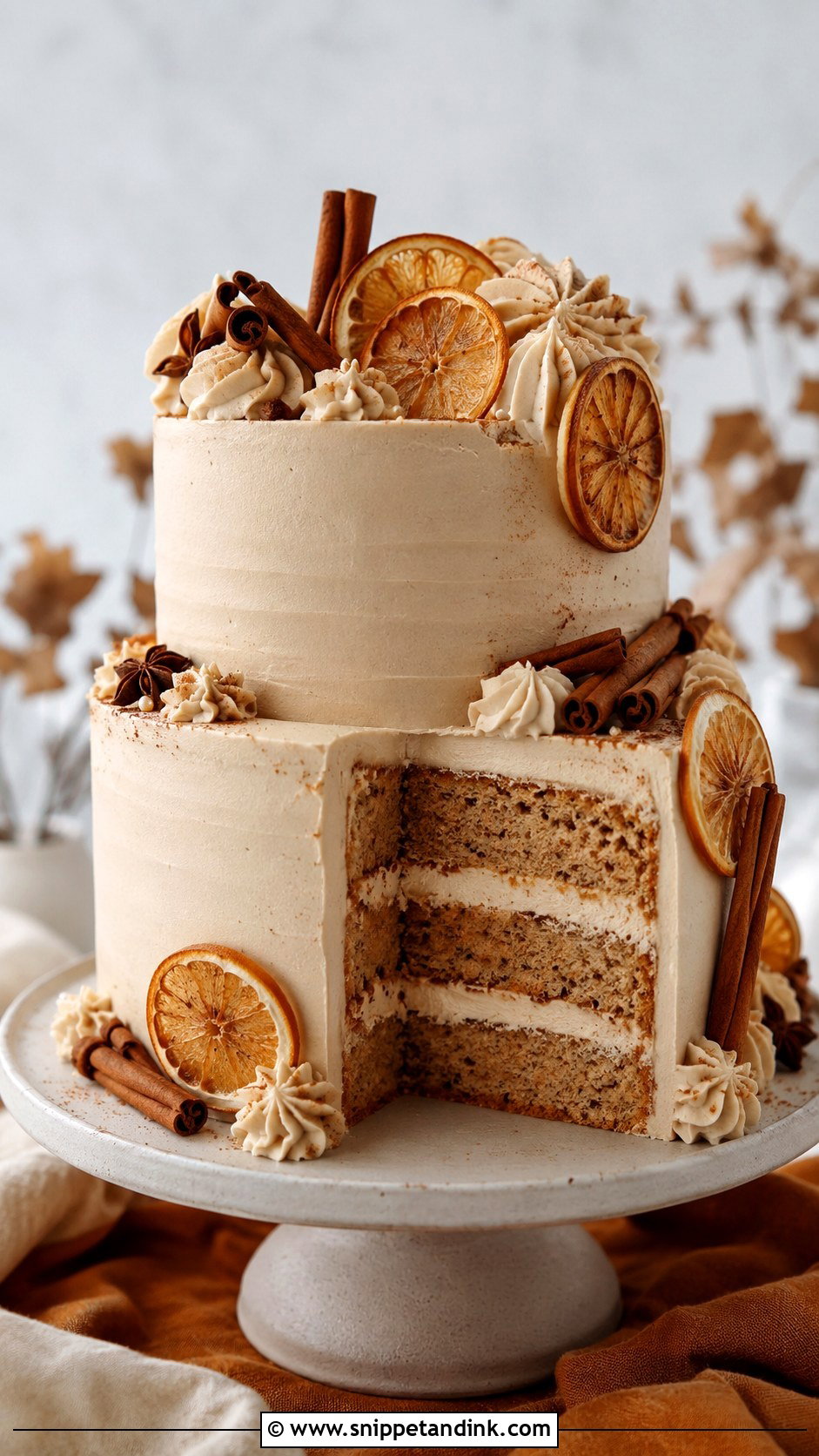Chai Spice Wedding Cake - Snippet and Ink - 20 Popular Cake Flavors for Wedding