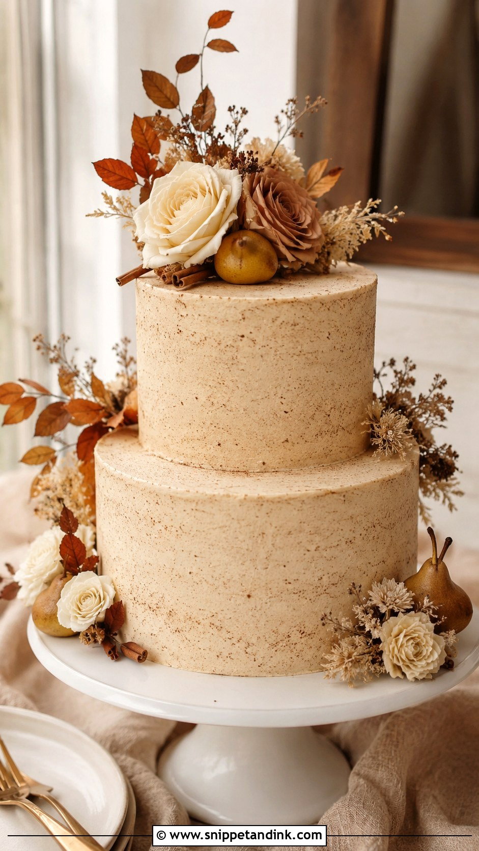Chai Spice Wedding Cake - Snippet and Ink - 20 Wedding Cakes for Fall