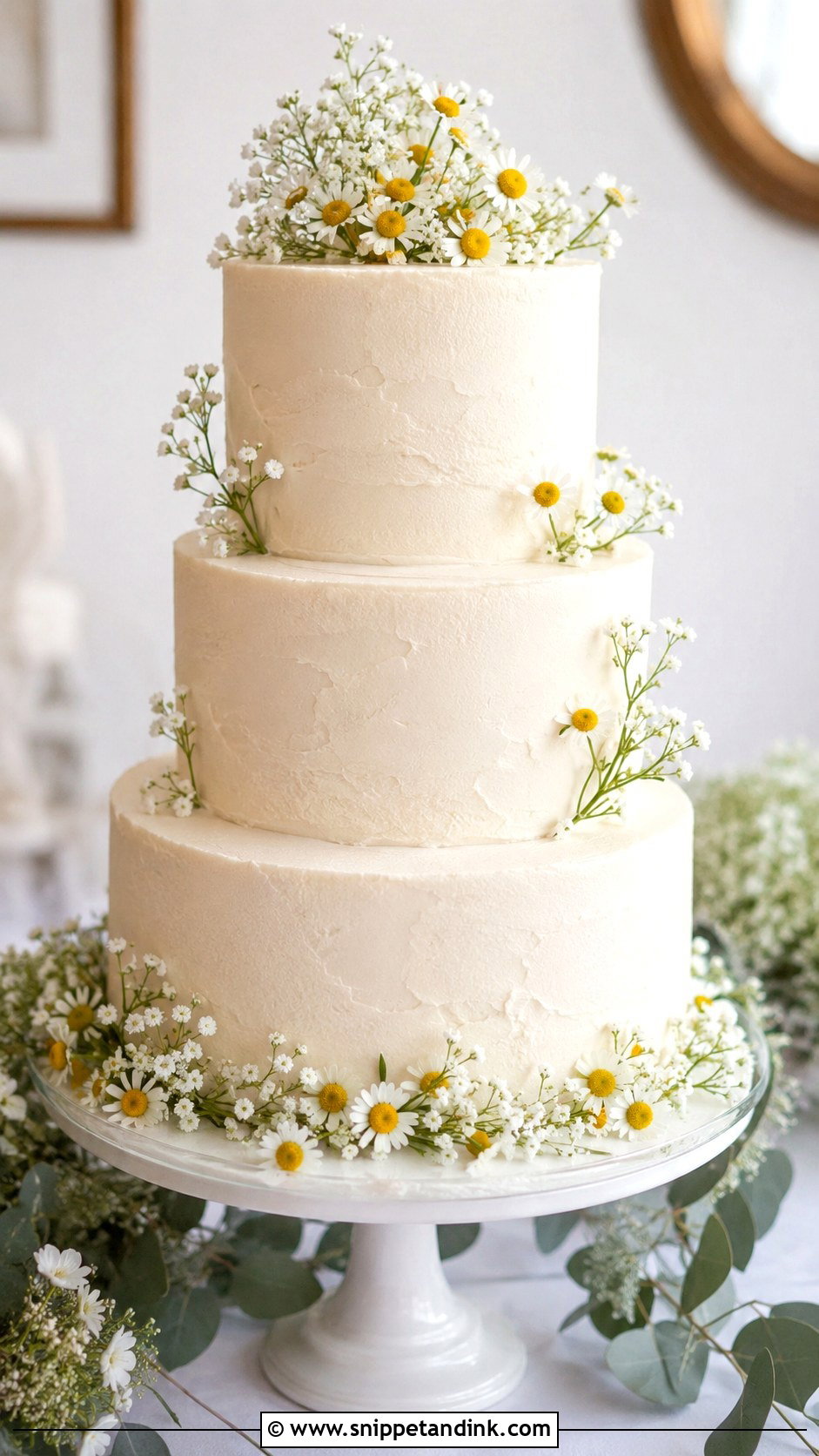 Chamomile Vanilla Wedding Cake - Snippet and Ink - 20 Chamomile Wedding Cake Ideas