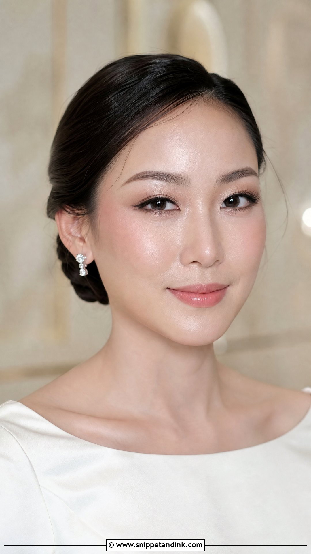 Champagne Asian Bridal Makeup - Snippet and Ink - 25 Wedding Makeup for Asian Brides