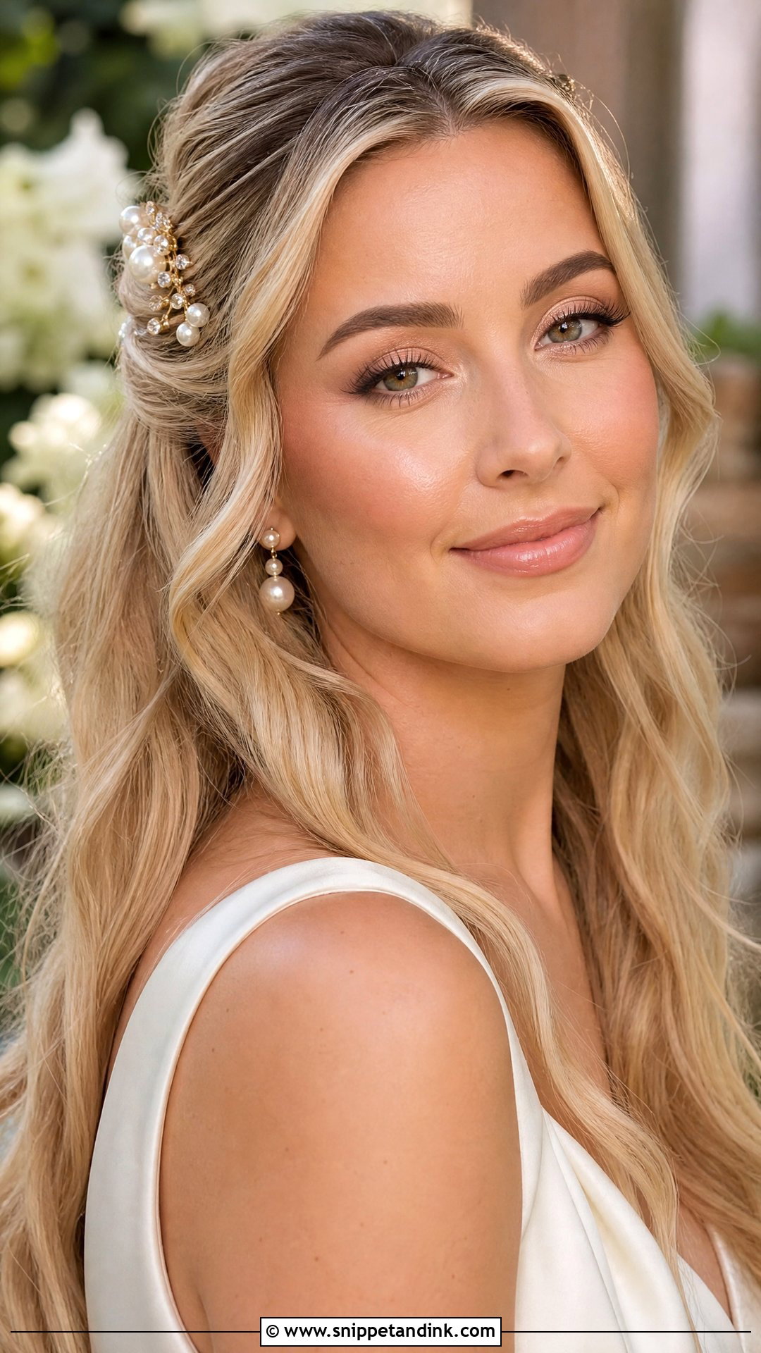 Champagne Boho Wedding Makeup - Snippet and Ink - 20 Boho Wedding Makeup Ideas