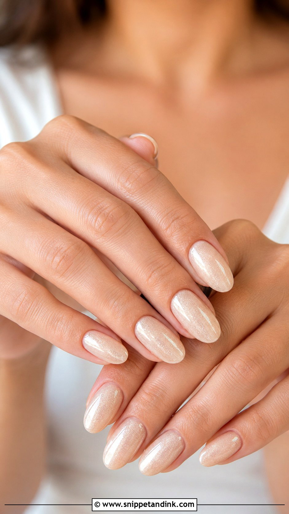 Champagne Bridal Dip Nails - Snippet and Ink - 20 Bridal Dip Nails