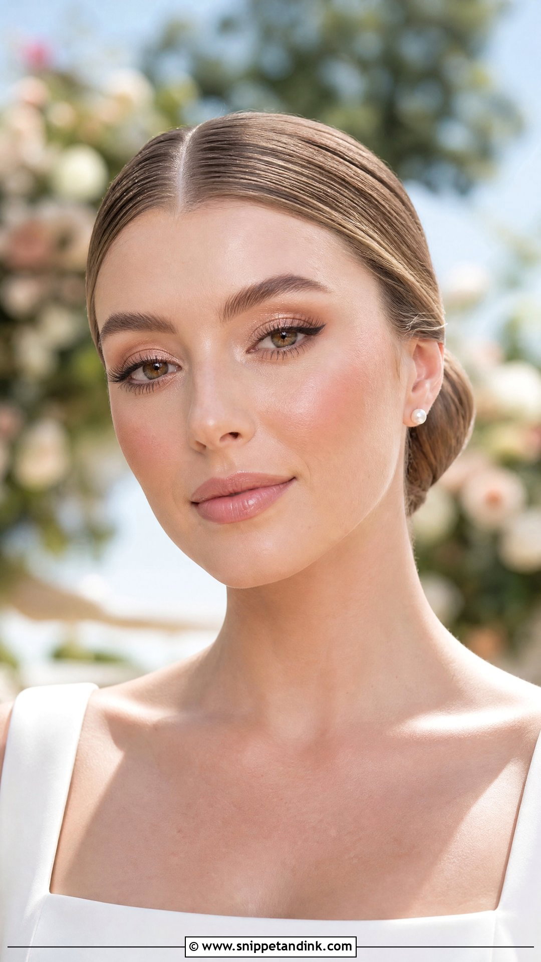 Champagne Bridal Glam Makeup For Brown Eyes - Snippet and Ink - 20 Bridal Glam Makeup for Brown Eyes