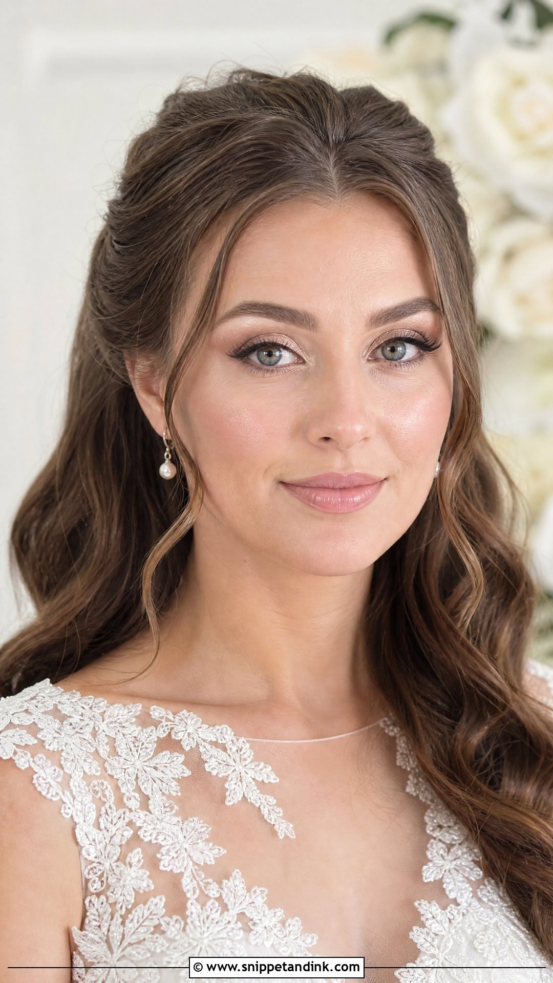 Champagne Bridal HD Makeup - Snippet and Ink - 20 Bridal HD Makeup Ideas