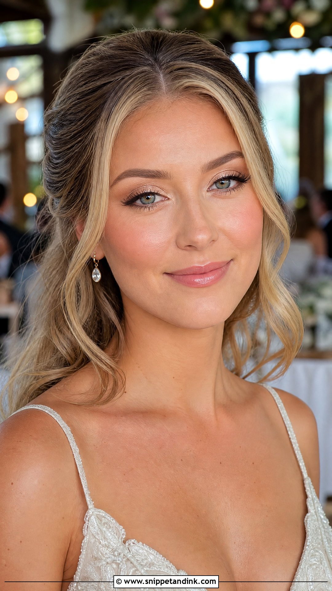 Champagne Bridal Makeup - Snippet and Ink - 20 Makeup for Brides Wedding Day Ideas