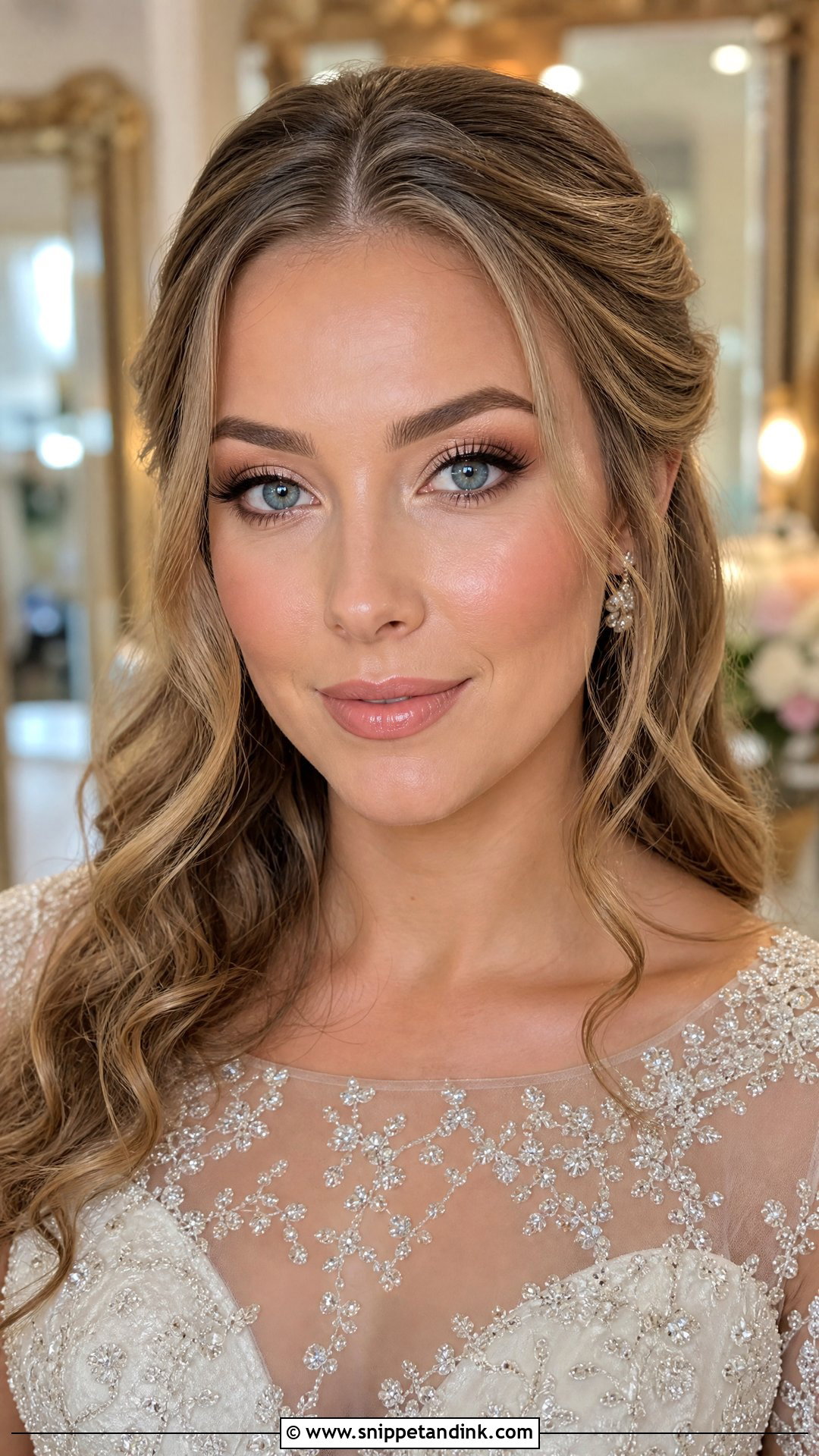 Champagne Bridal Makeup - Snippet and Ink - 20 Makeup Looks for Brides