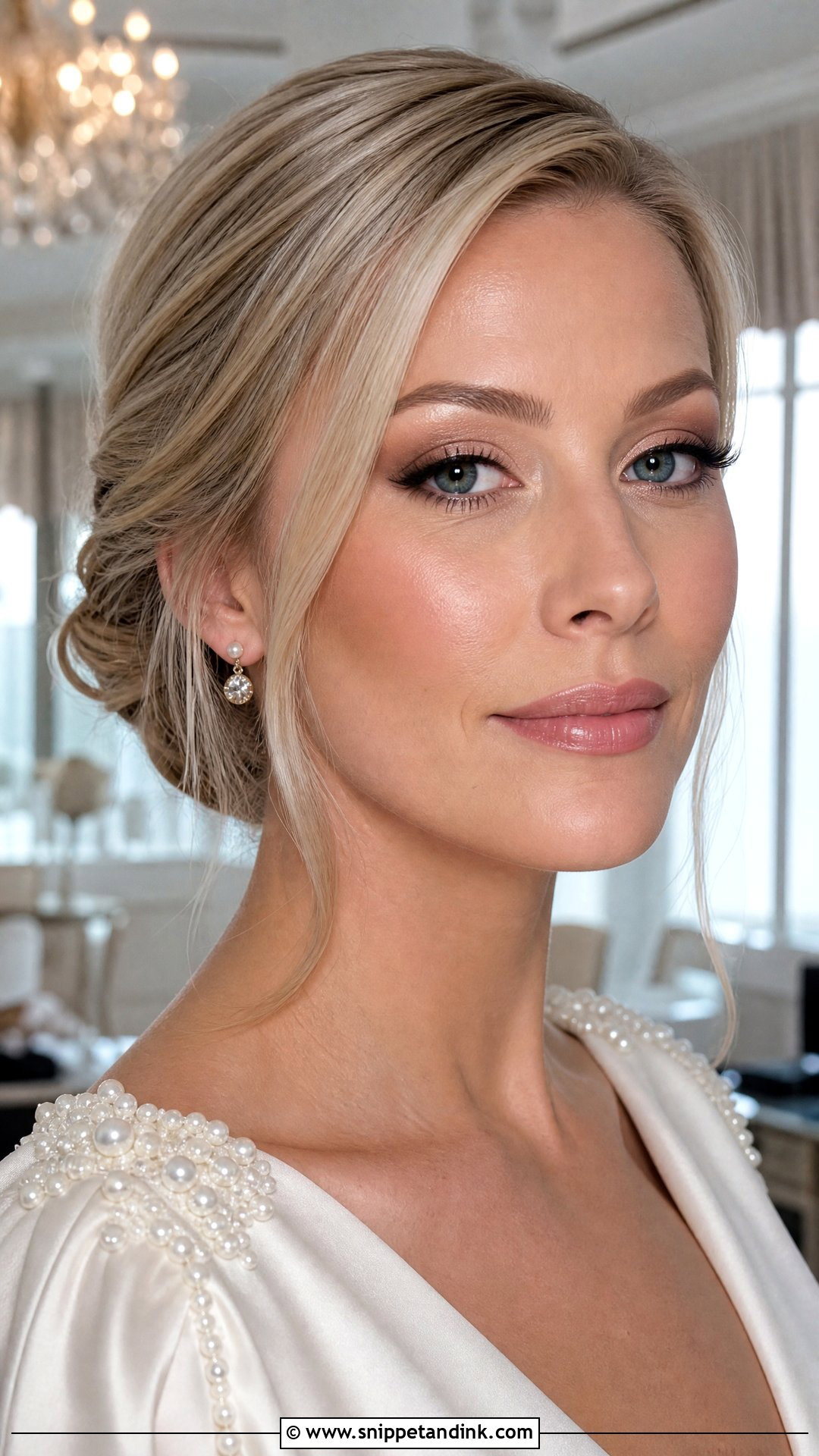 Champagne Bridal Makeup - Snippet and Ink - 20 Romantic Bridal Wedding Makeup Ideas