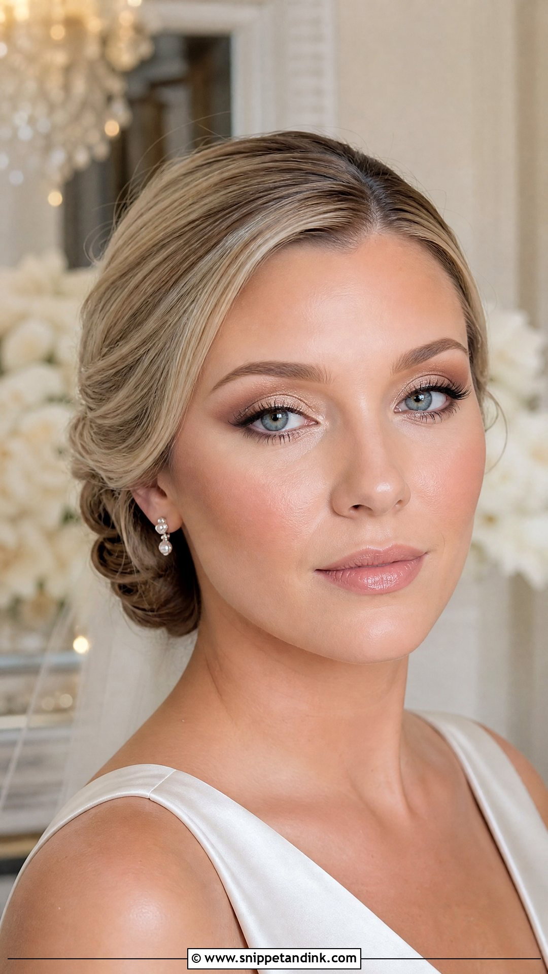 Champagne Bridal Makeup - Snippet and Ink - 20 Self Bridal Makeup Ideas