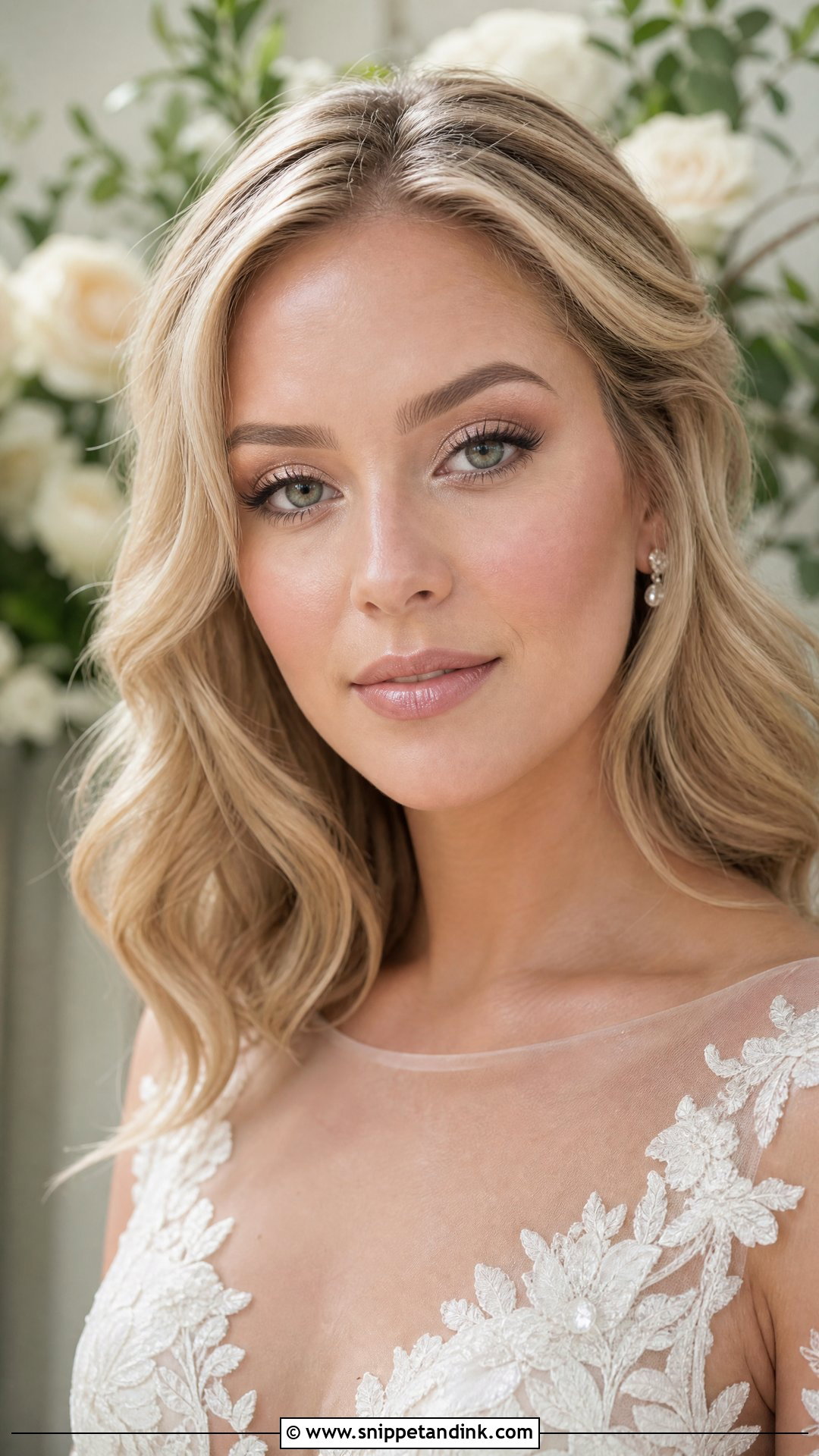 Champagne Bridal Makeup - Snippet and Ink - 20 Types of Bridal Makeup Ideas