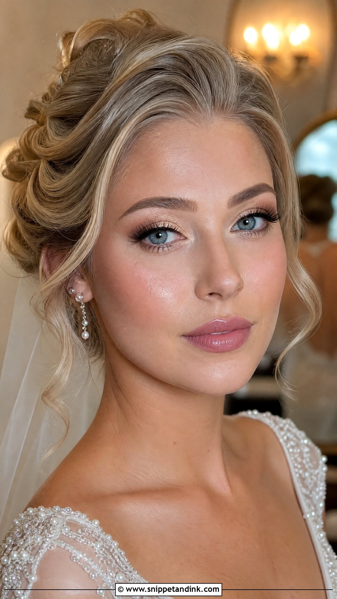 Champagne Bridal Makeup - Snippet and Ink - 20 Warm Bridal Makeup Ideas