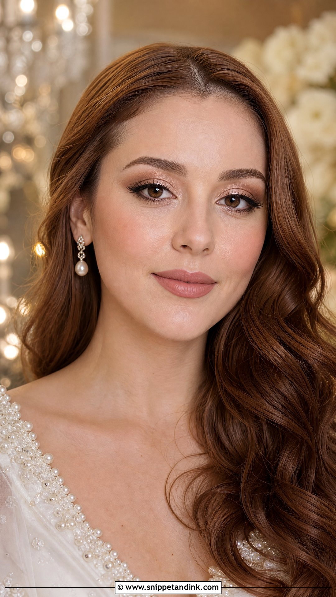 Champagne Bridal Makeup - Snippet and Ink - 25 Classic Bridal Makeup Ideas