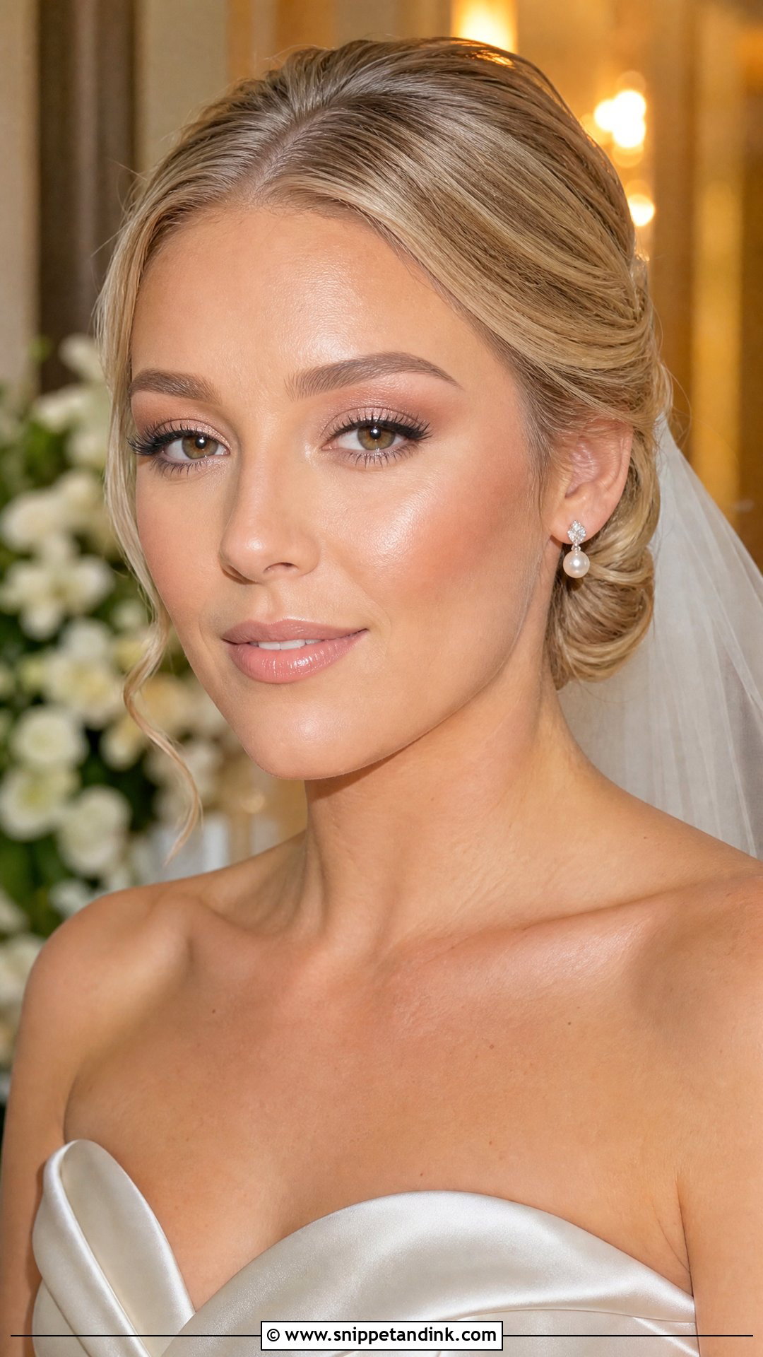 Champagne Bridal Makeup - Snippet and Ink - 25 Ethereal Wedding Makeup Ideas
