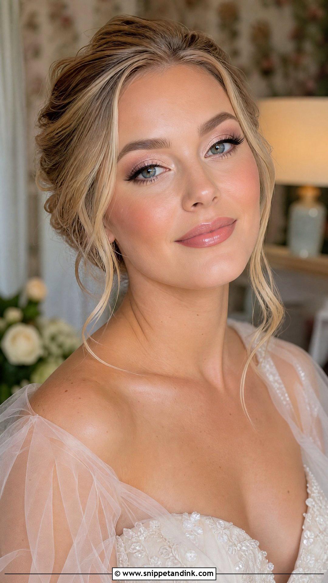 Champagne Bridal Makeup - Snippet and Ink - 25 Neutral Bridal Makeup Ideas