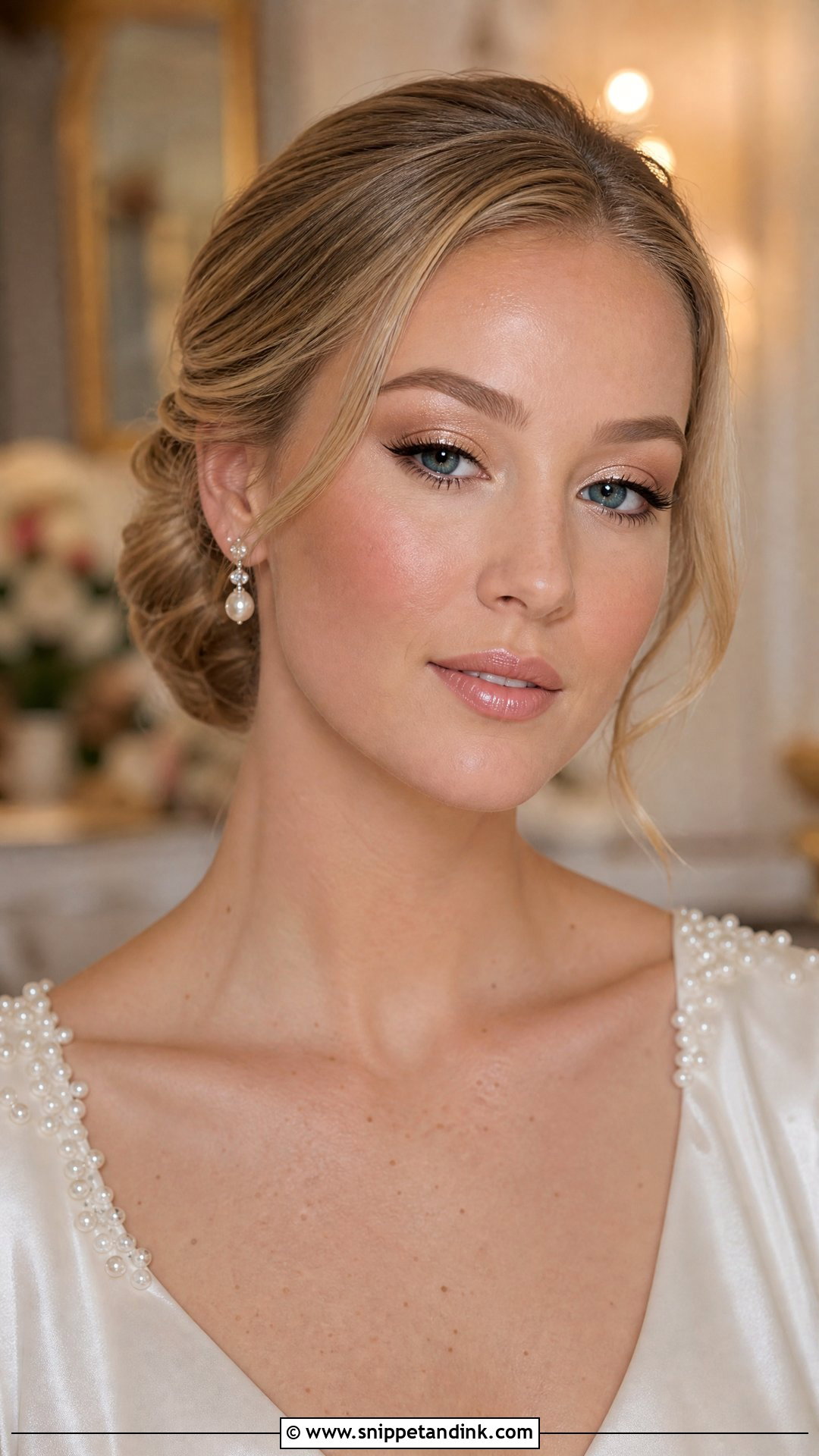 Champagne Bridal Makeup - Snippet and Ink - 25 Wedding Day Bridal Makeup Looks