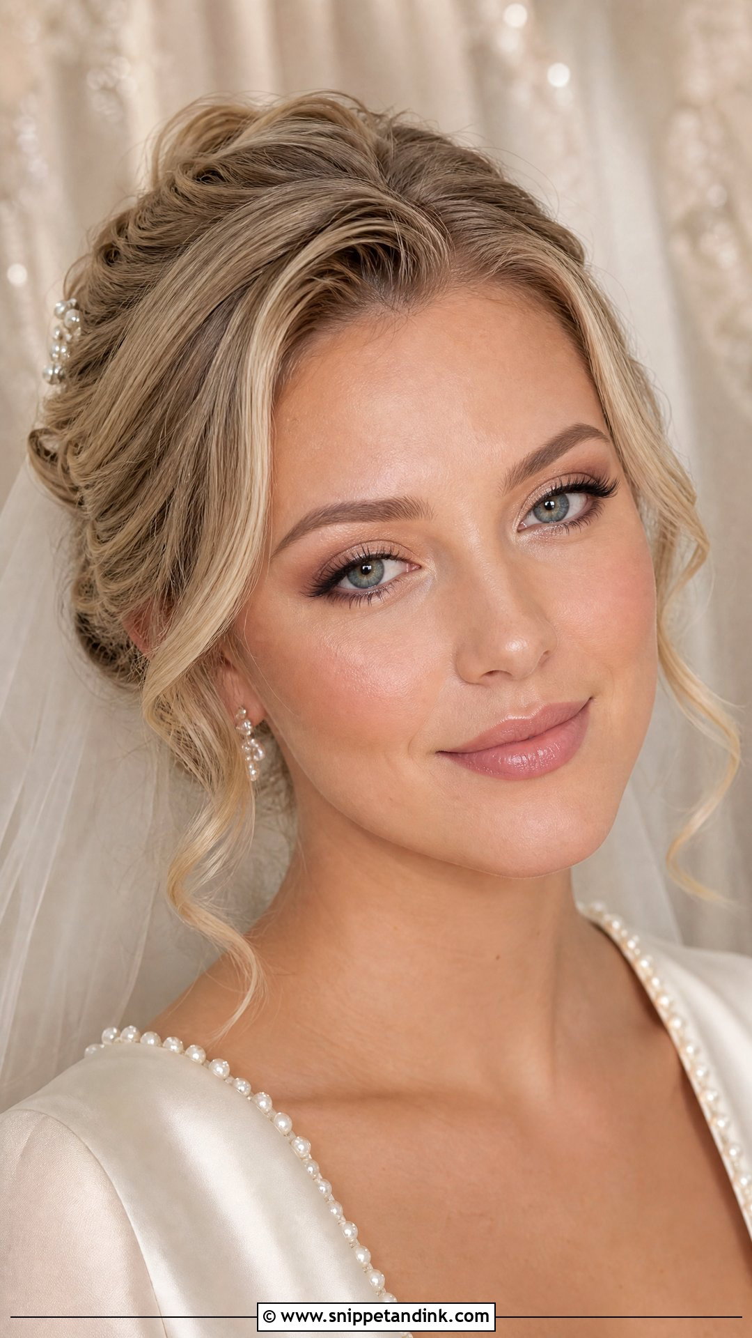 Champagne Bridal Makeup - Snippet and Ink - 30 Simple Bridal Makeup Ideas