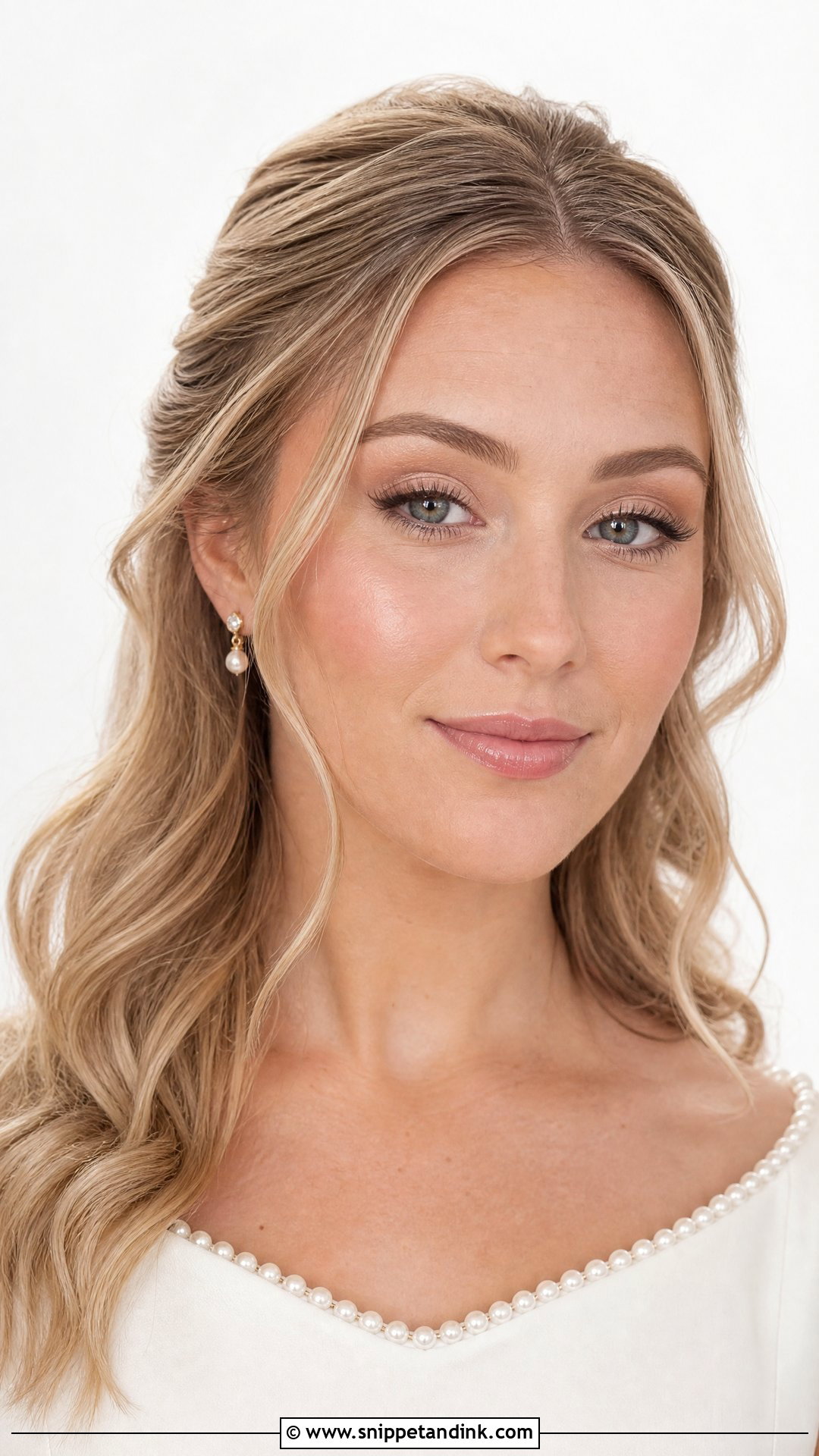 Champagne Bridal Makeup - Snippet and Ink - 35 Bridal Makeup Ideas