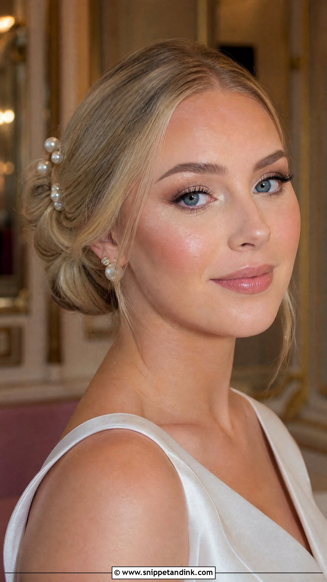 Champagne Bridal Makeup - Snippet and Ink - 35 Bride Makeup Ideas