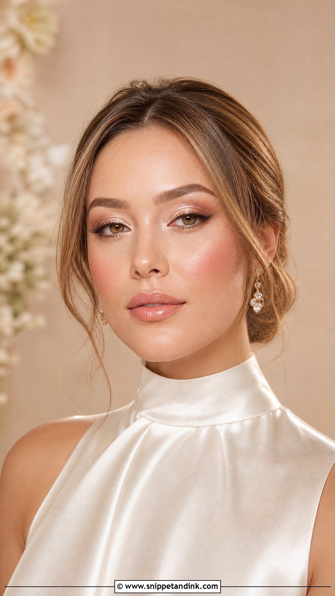 Champagne Bridal Makeup - Snippet and Ink - 20 Bride Makeup Looks Wedding Day