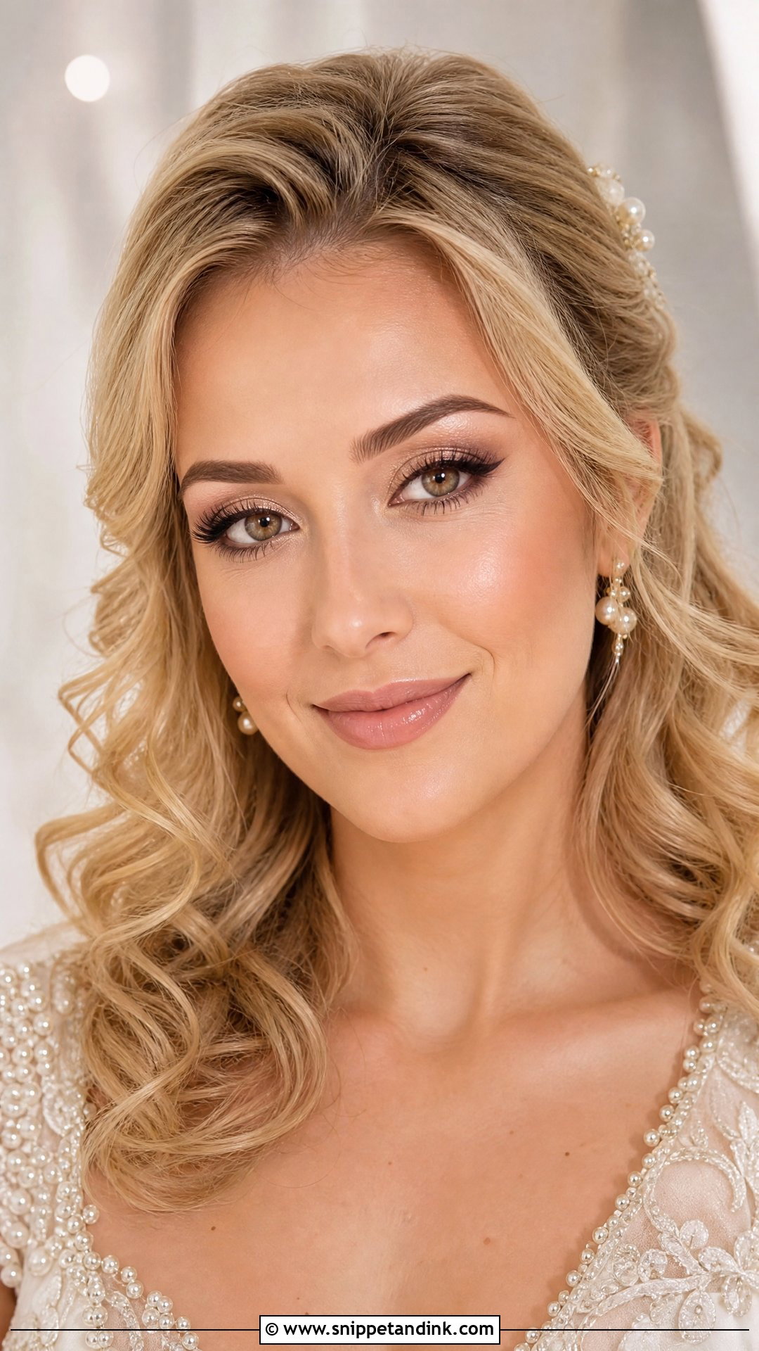 Champagne Bridal Makeup - Snippet and Ink - 20 Classy Bridal Makeup Ideas