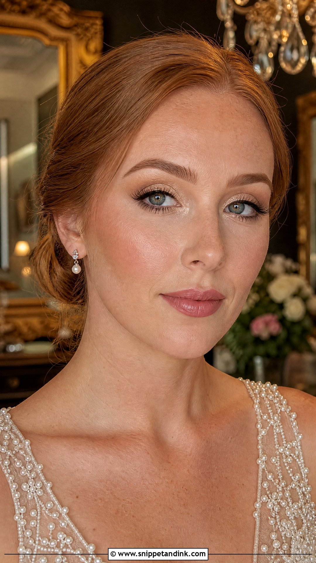 Champagne Bridal Makeup - Snippet and Ink - 20 Elegant Bridal Makeup Ideas