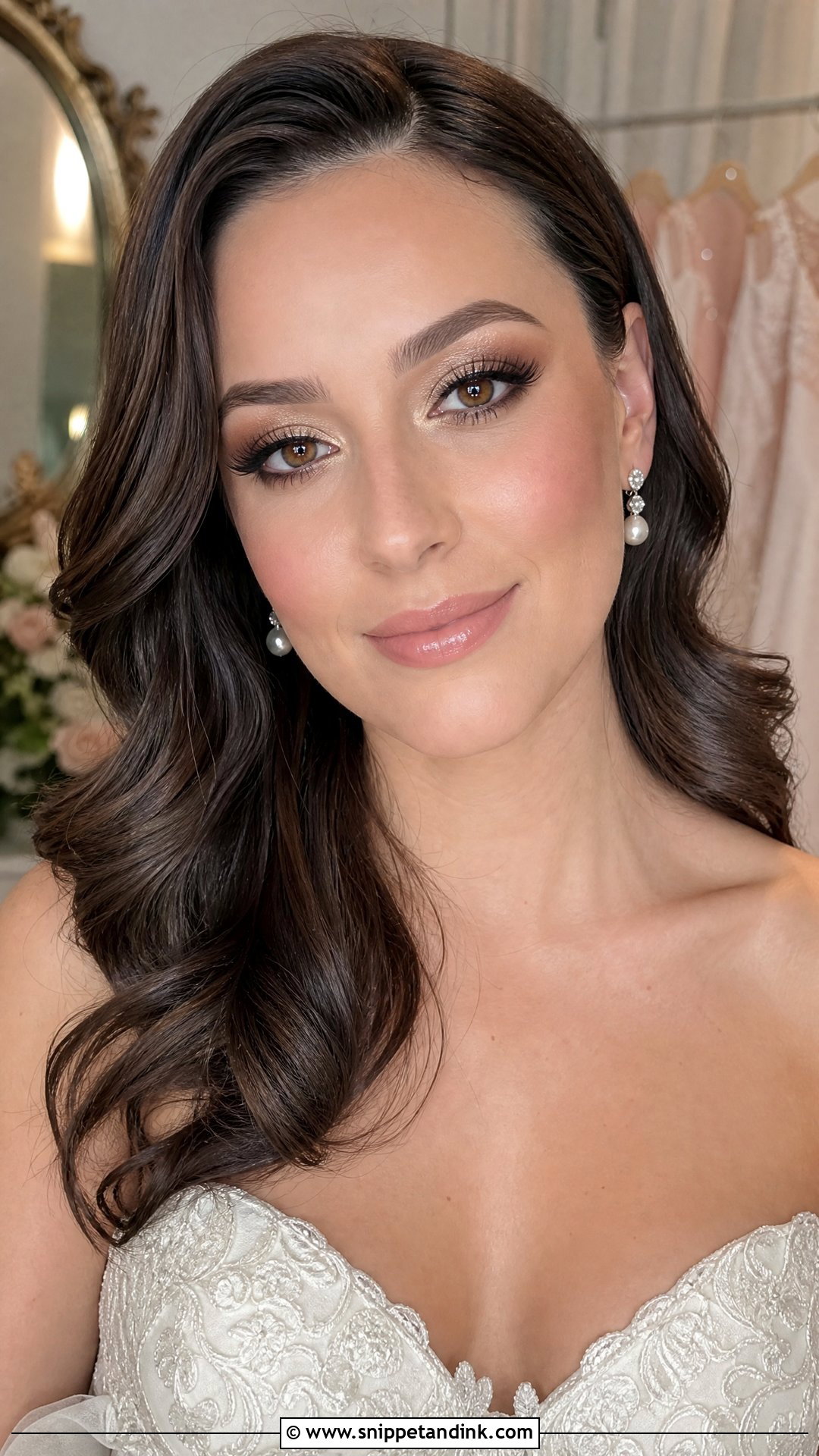Champagne Bridal Makeup Brown Eyes - Snippet and Ink - 20 Bridal Makeup Full Glam Brown Eyes