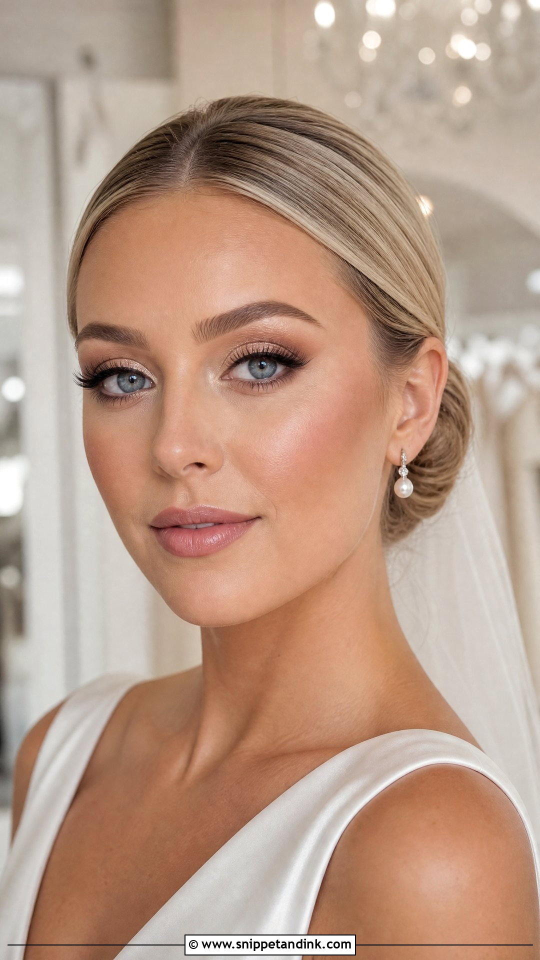 Champagne Bridal Makeup For Blondes Blue Eyes - Snippet and Ink - 20 Bridal Makeup for Blondes Blue Eyes