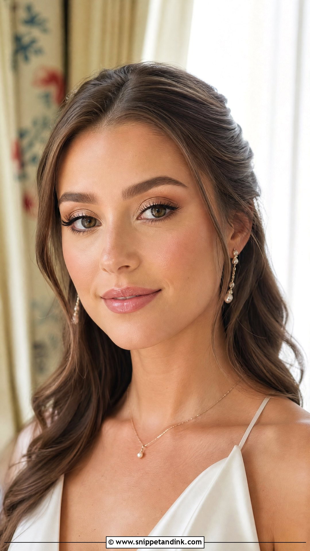Champagne Bridal Makeup For Blue Eyes - Snippet and Ink - 20 Glowy Bridal Makeup for Blue Eyes