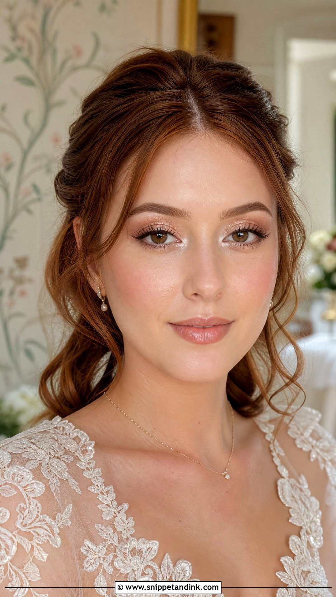 Champagne Bridal Makeup For Brown Eyes - Snippet and Ink - 20 Natural Glam Bridal Makeup for Brown Eyes
