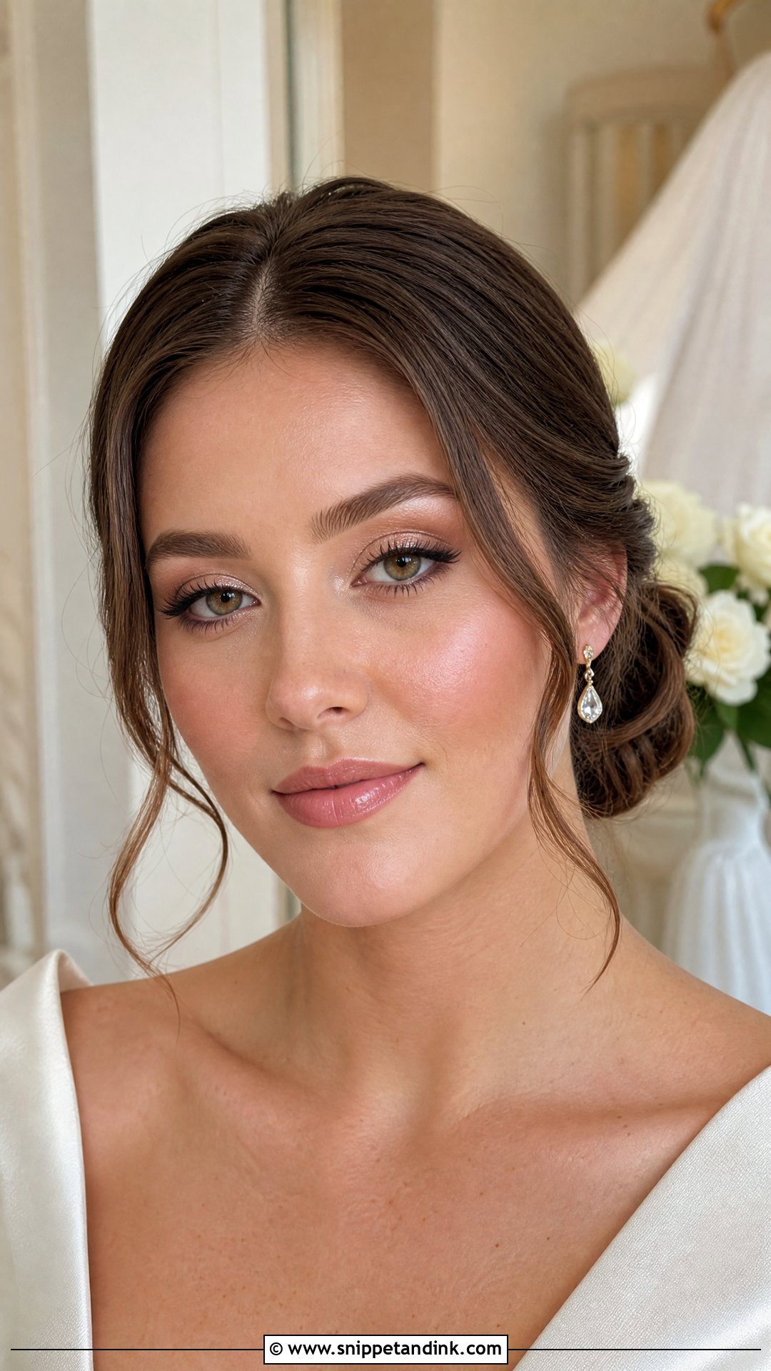 Champagne Bridal Makeup For Hazel Eyes Brunette - Snippet and Ink - 20 Bridal Makeup for Hazel Eyes Brunette