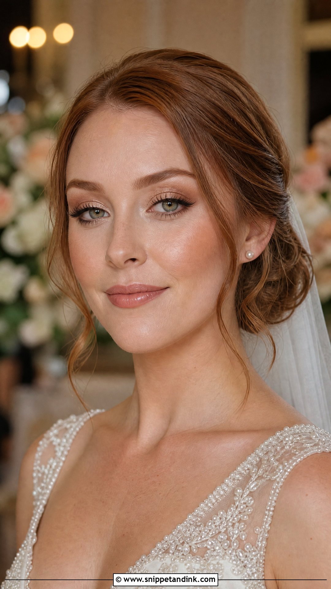 Champagne Bridal Makeup For Redheads - Snippet and Ink - 25 Bridal Makeup for Redheads