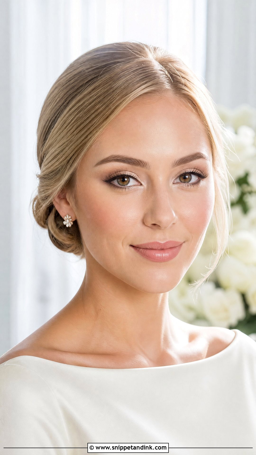 Champagne Bridal Makeup for Brown Eyes - Snippet and Ink - 20 Wedding Bride Makeup for Brown Eyes