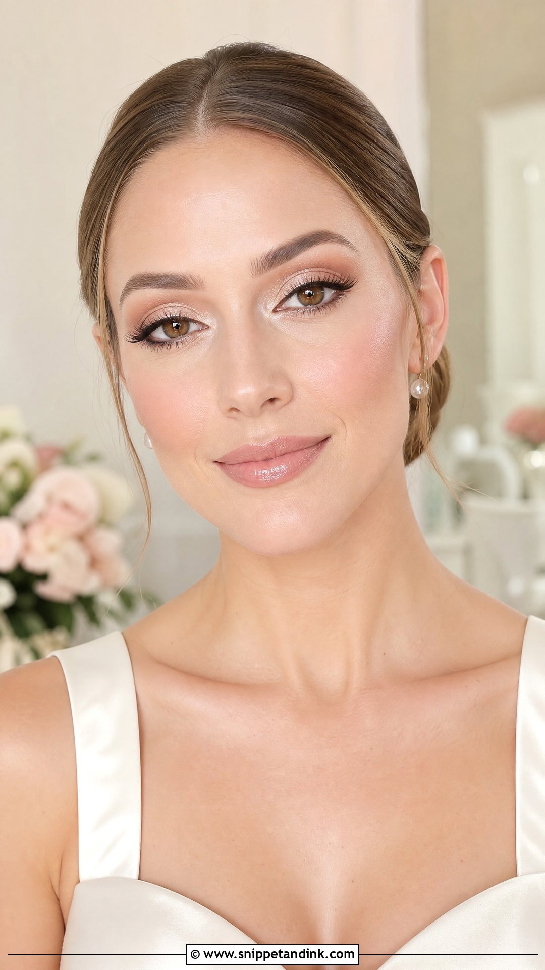 Champagne Bridal Makeup for Brown Eyes - Snippet and Ink - 25 Bridal Make Up for Brown Eyes