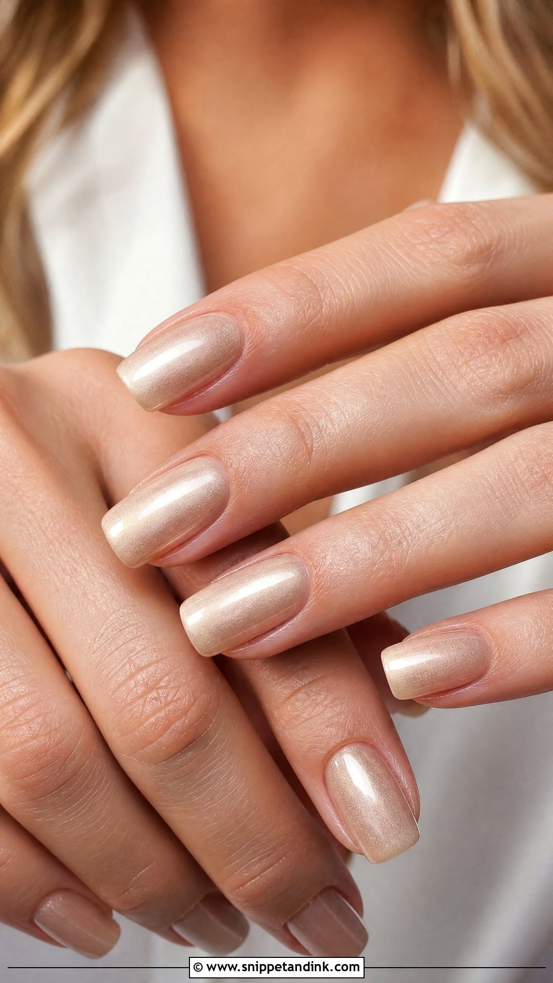 Champagne Bridal Nails - Snippet and Ink - 25 Bridal Wedding Nails for Bride
