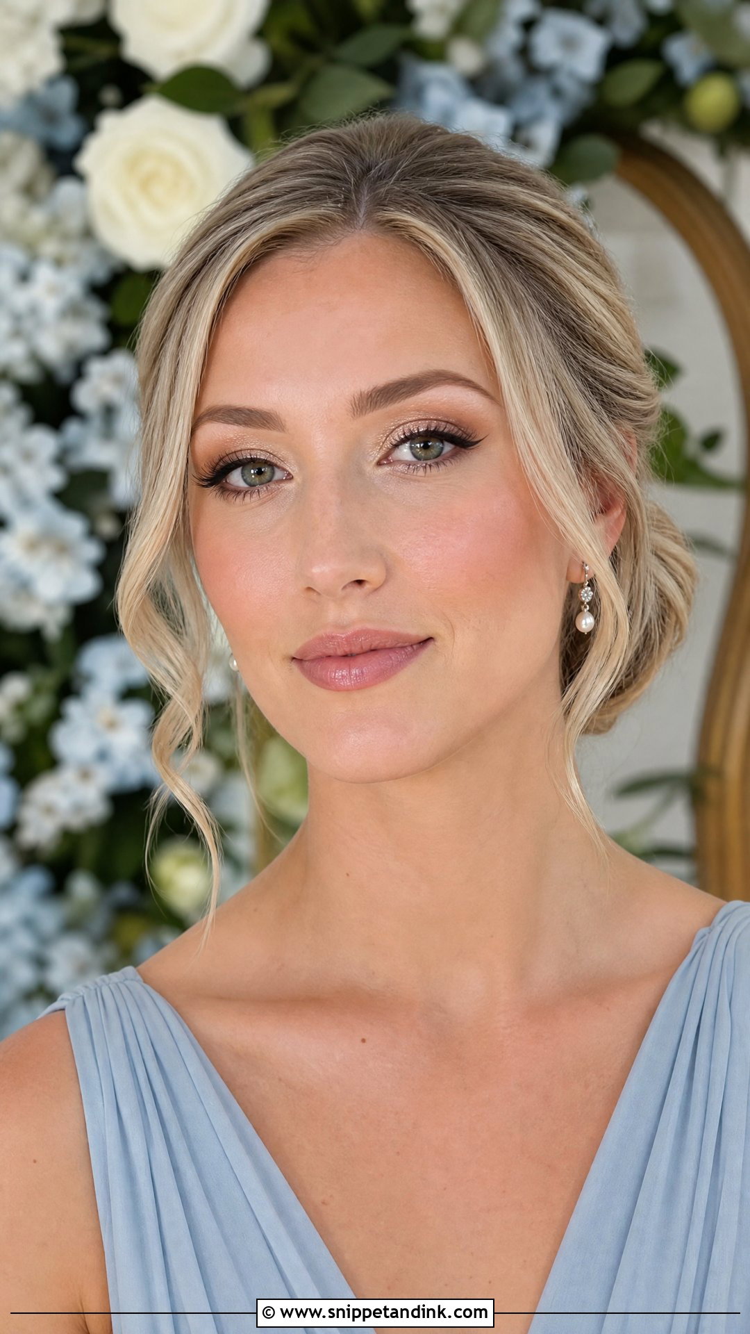 Champagne Bridesmaid Makeup - Snippet and Ink - 35 Bridesmaid Makeup Ideas