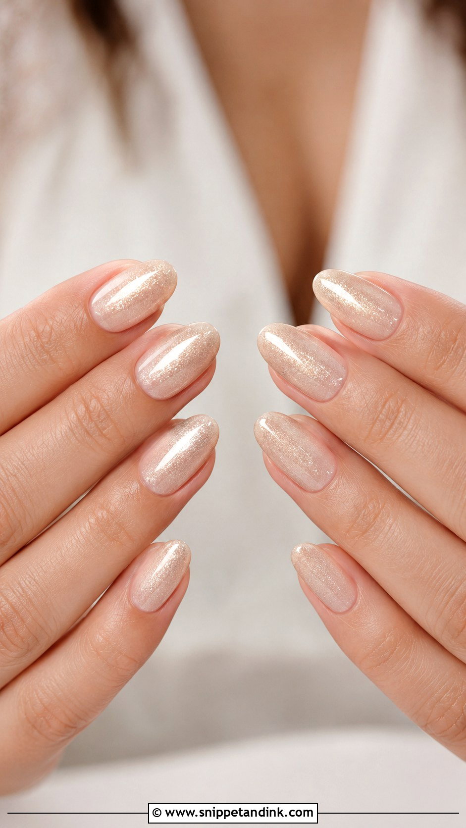 Champagne Bridesmaid Nails - Snippet and Ink - 30 Classy Bridesmaid Nails