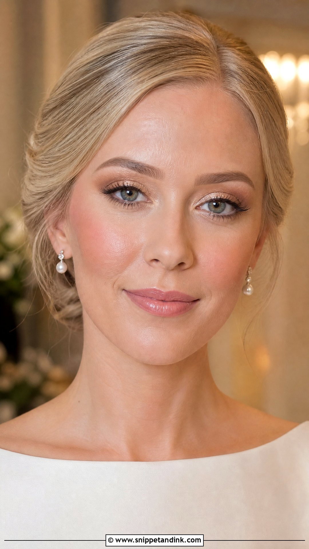 Champagne Bronze Wedding Makeup - Snippet and Ink - 20 Sun Kissed Bronzed Wedding Makeup Look Ideas