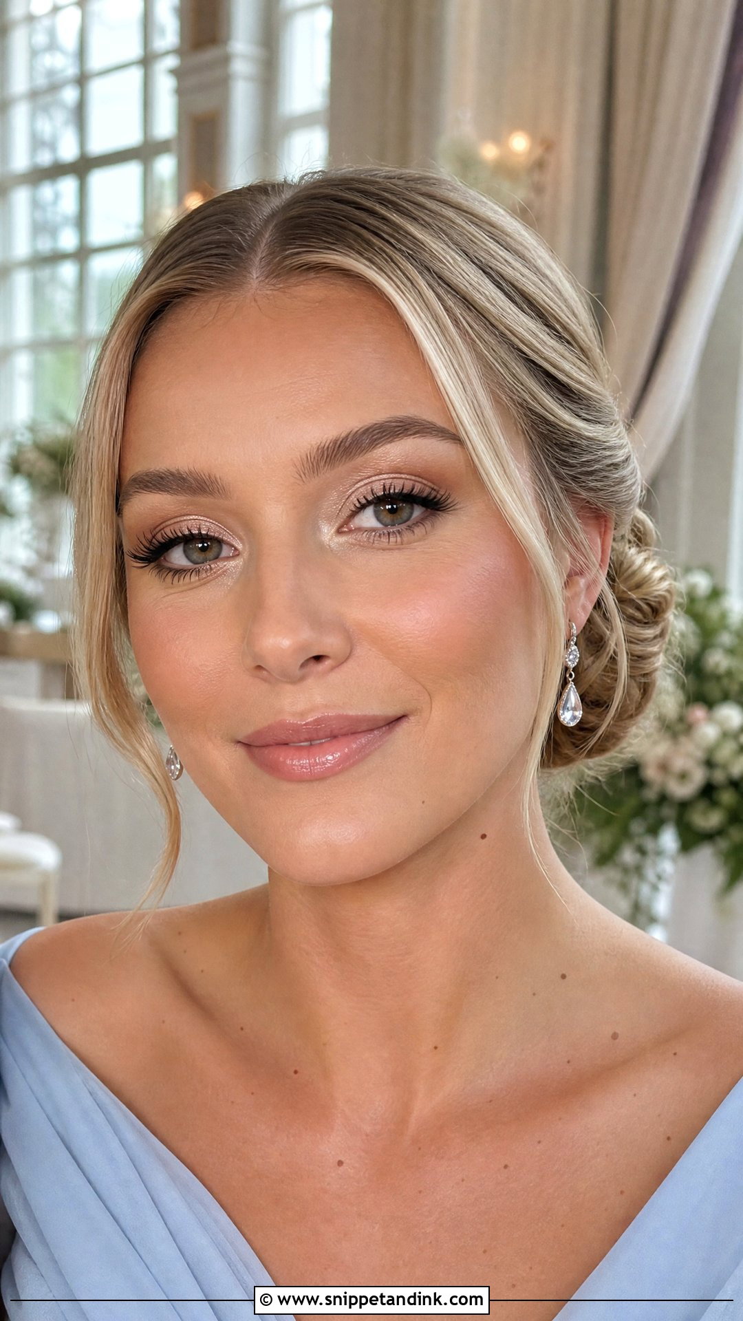 Champagne Daytime Wedding Makeup - Snippet and Ink - 20 Daytime Wedding Makeup Ideas