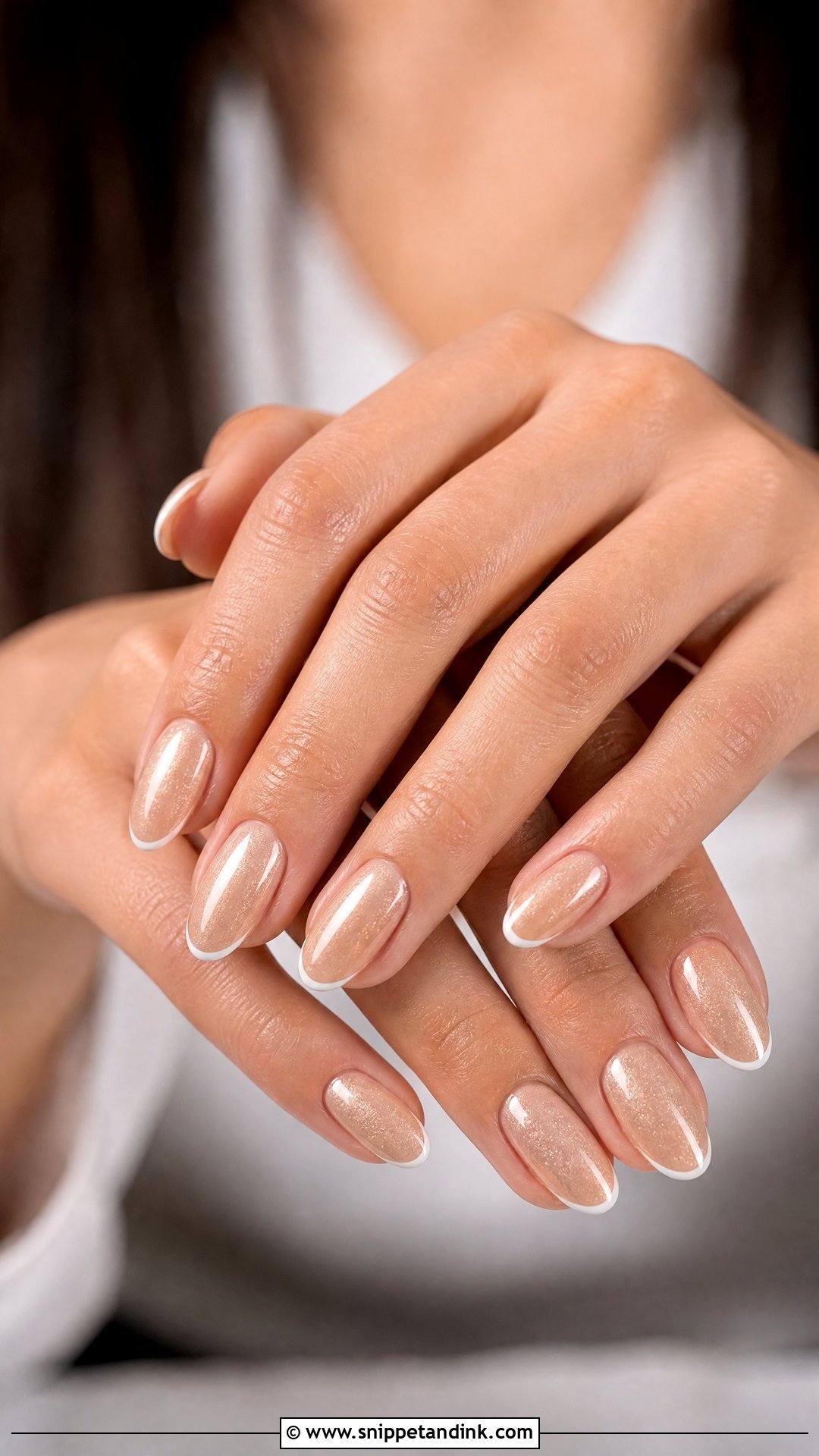 Champagne Engagement Nails - Snippet and Ink - 25 Nail Art for Engagement Brides Ideas