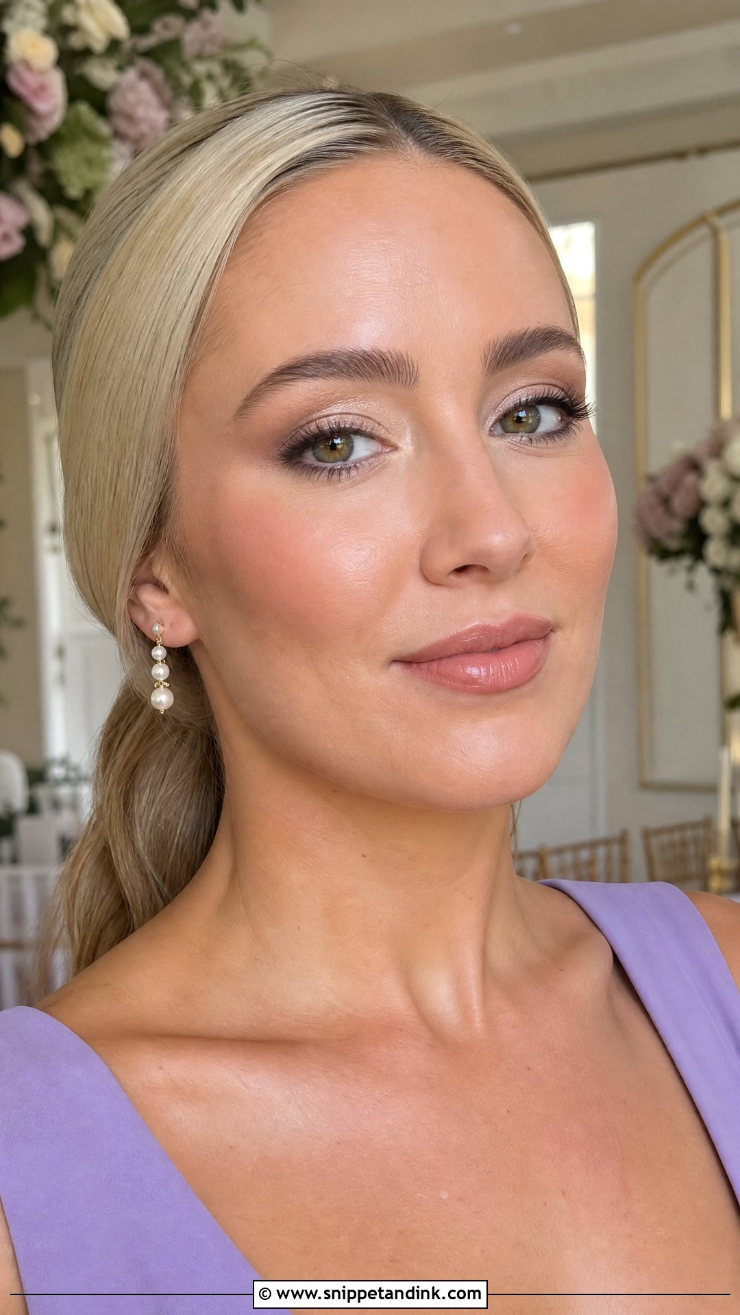Champagne Eye Wedding Guest Makeup - Snippet and Ink - 35 Wedding Guest Makeup Ideas