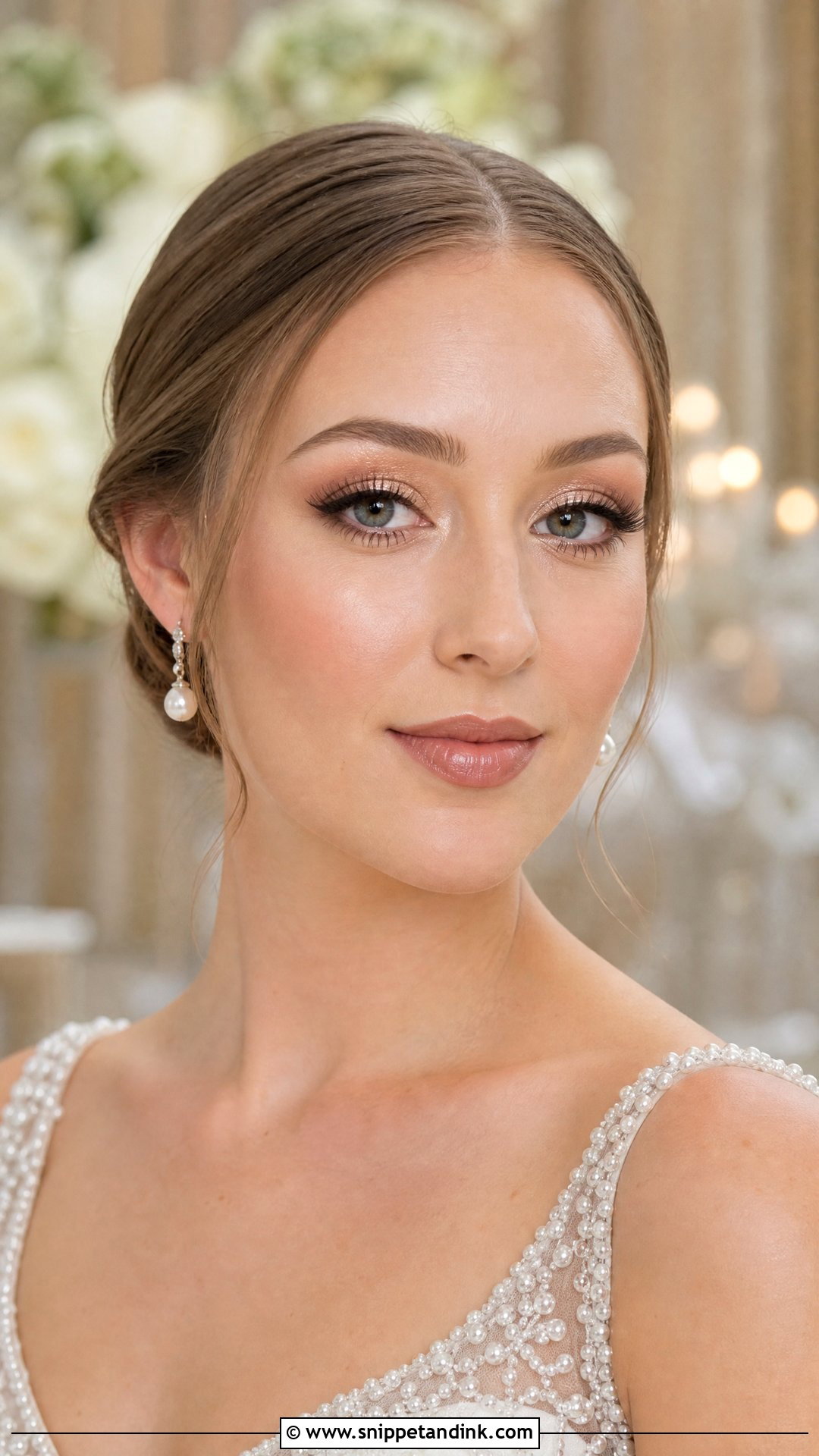Champagne Eye Wedding Makeup - Snippet and Ink - 20 Classic Wedding Makeup Ideas