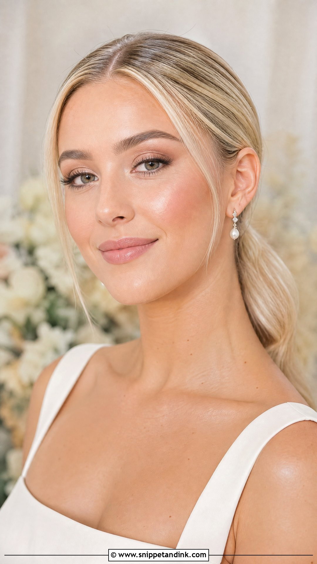 Champagne Eye Wedding Makeup - Snippet and Ink - 20 Makeup Inspo for Wedding Ideas